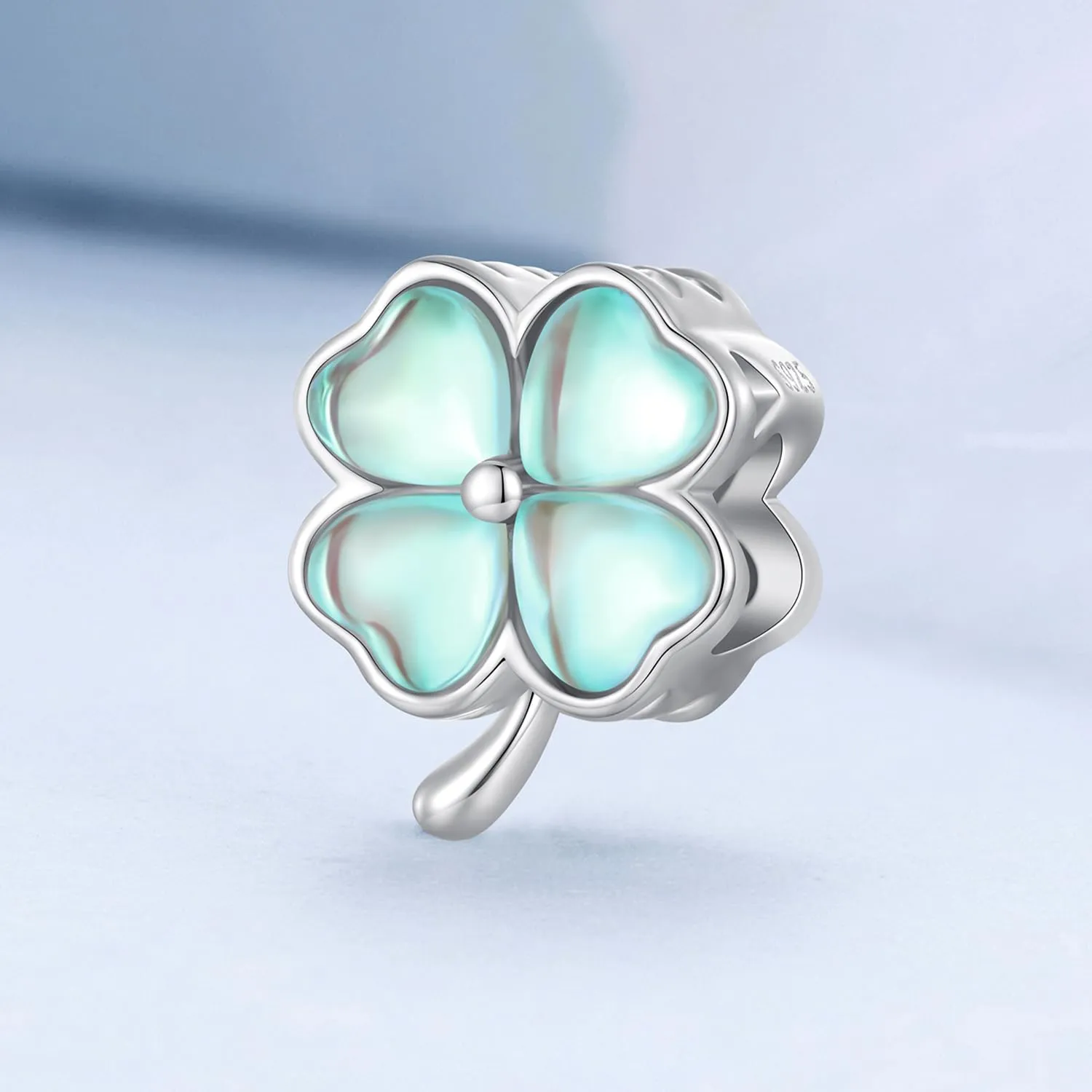 NINGAN Quattro Foglie Grass Beads Bracciale in Argento Sterling 925 per Donne - immagine 2