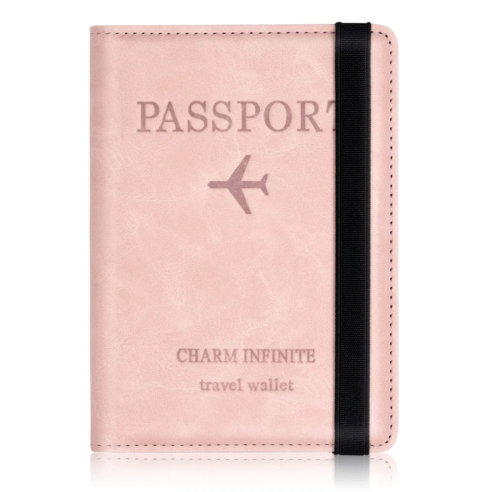 Toctax Custodia per Passaporto con Blocco RFID, 150mm x 110mm (Rosa) - immagine 1