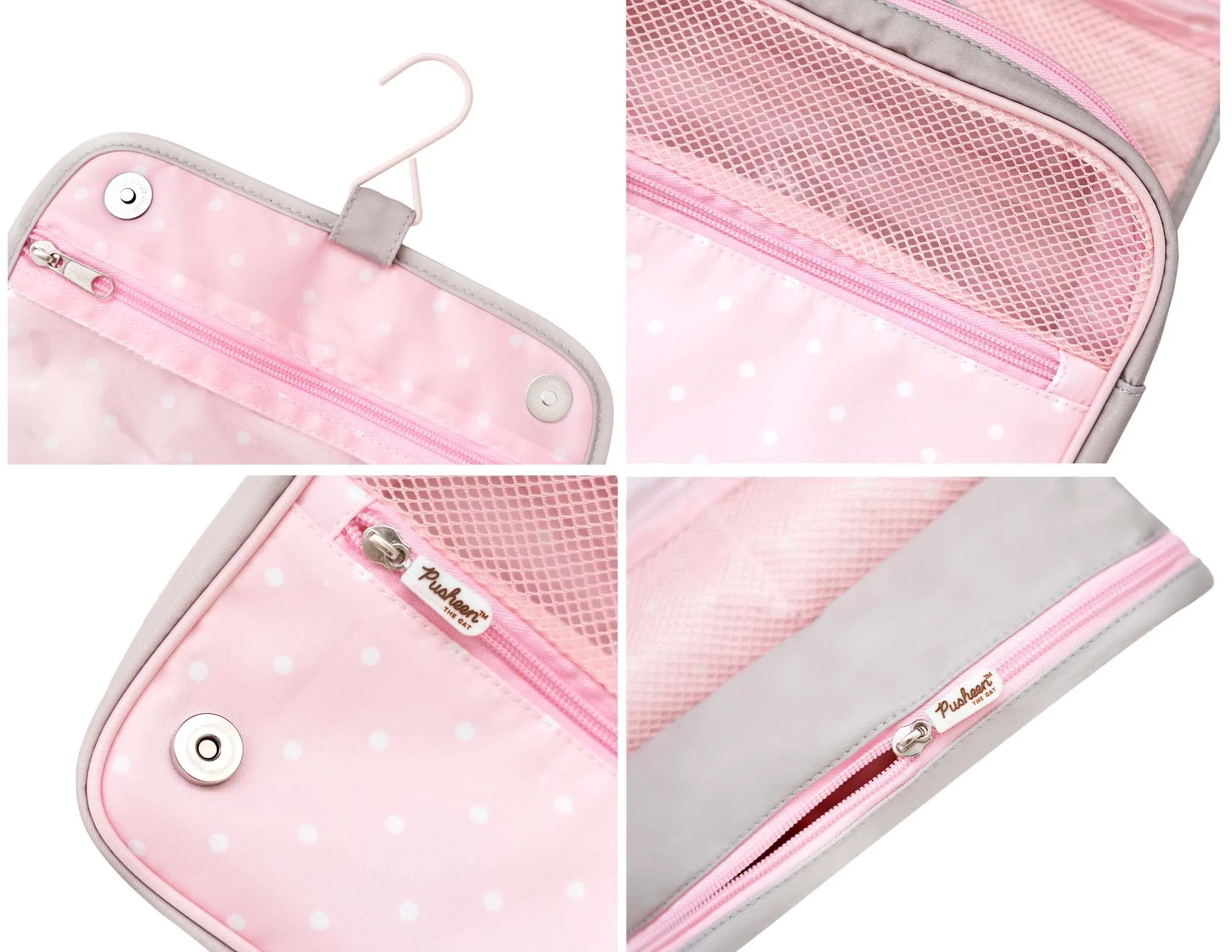 Grupo Erik Pusheen Beauty Case da Viaggio Organizer Trucchi - immagine 3