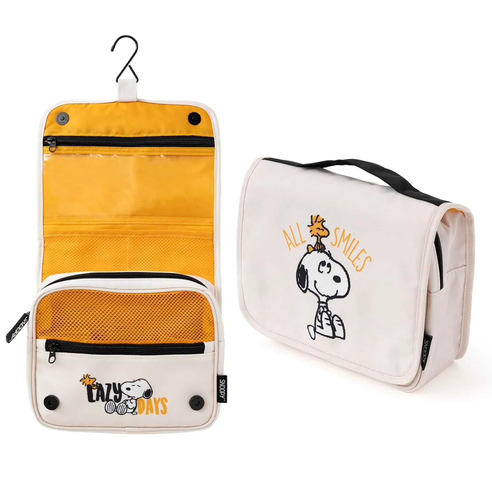 Grupo Erik Snoopy Peanuts Beauty Case da Viaggio Organizer Trucchi - immagine 1