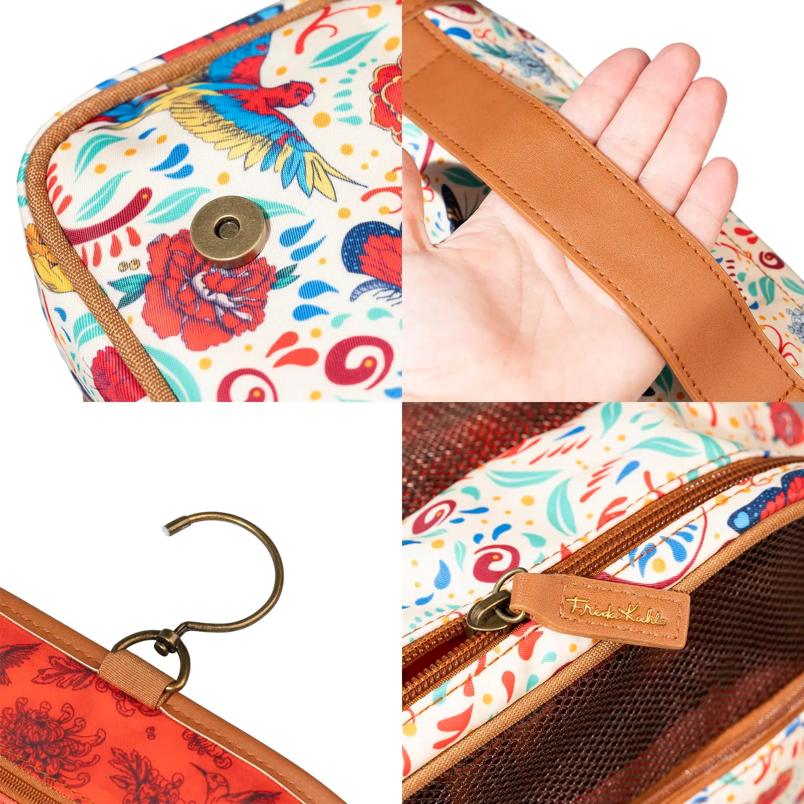 Grupo Erik Frida Kahlo Beauty Case da Viaggio Organizer Trucchi - immagine 2