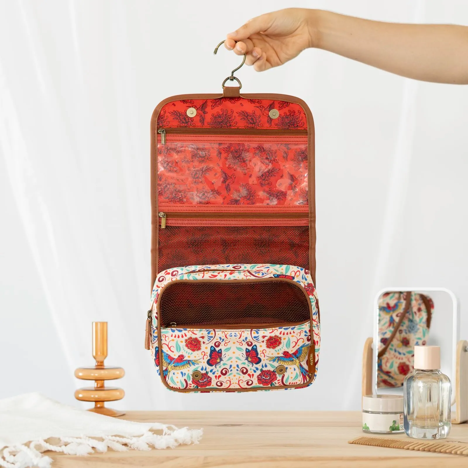 Grupo Erik Frida Kahlo Beauty Case da Viaggio Organizer Trucchi - immagine 6