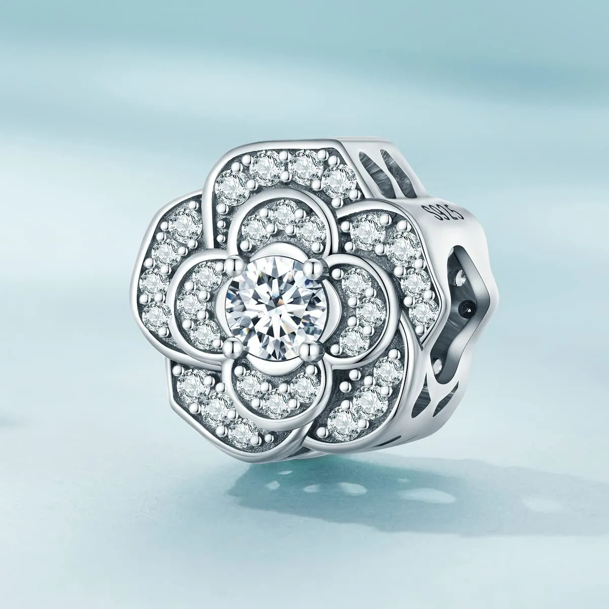 NINGAN Amelia 925 Argento Sterling Ciondolo Charms con Zirconia per Collana e Bracciale - immagine 2