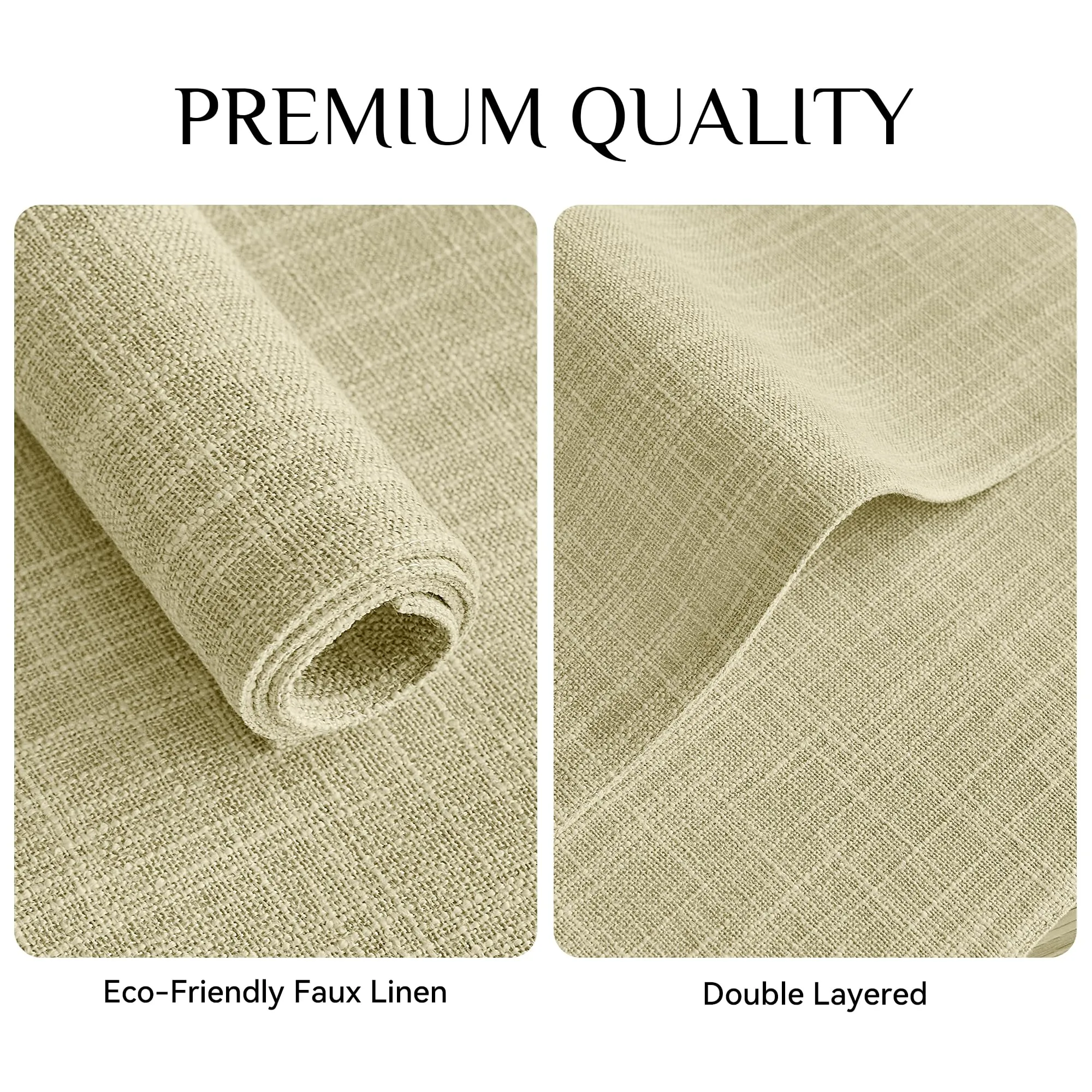 Softalker Set di 4 tovagliette in finto lino, 30,5 x 45,7 cm - immagine 4