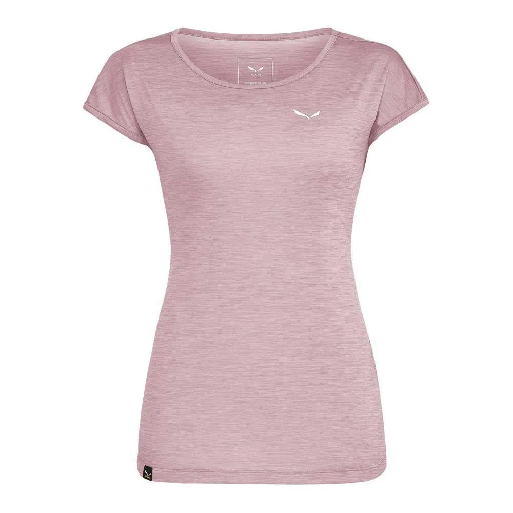 Salewa Puez Melange Dry W S/S Tee, Zephyr Melange, XXS Donna - immagine 1