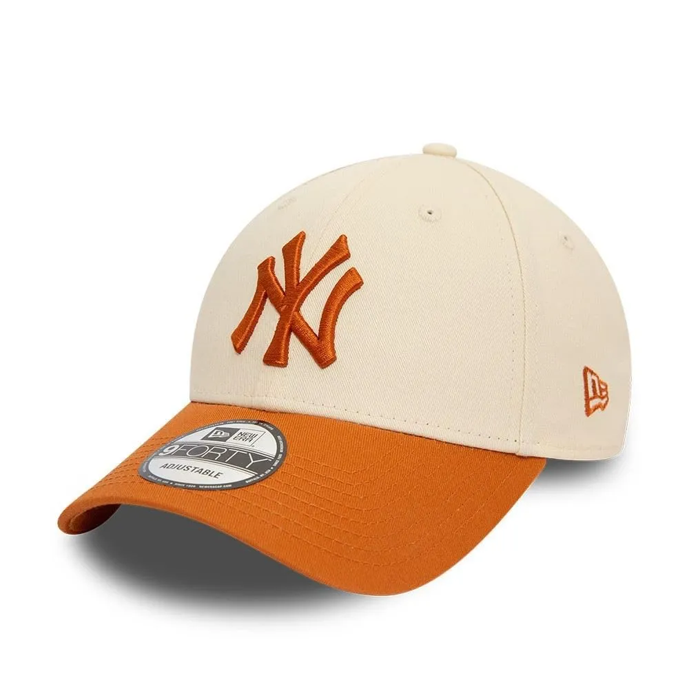 New Era New York Yankees MLB 9Forty Cap World Series 2000 - Beige Braun - One Size - immagine 2