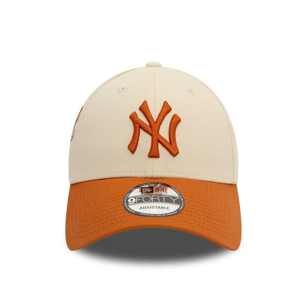 New Era New York Yankees MLB 9Forty Cap World Series 2000 - Beige Braun - One Size - immagine 3