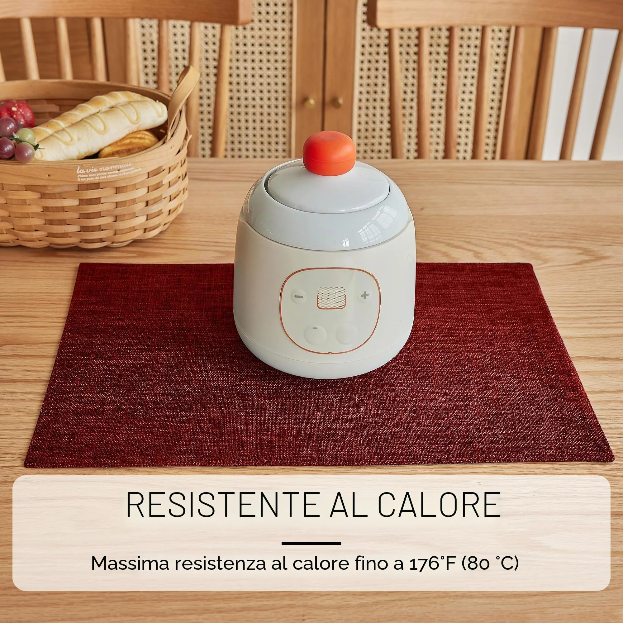 Softalker Tovagliette in finto lino, set di 4, 30,5 x 45,7 cm - immagine 3