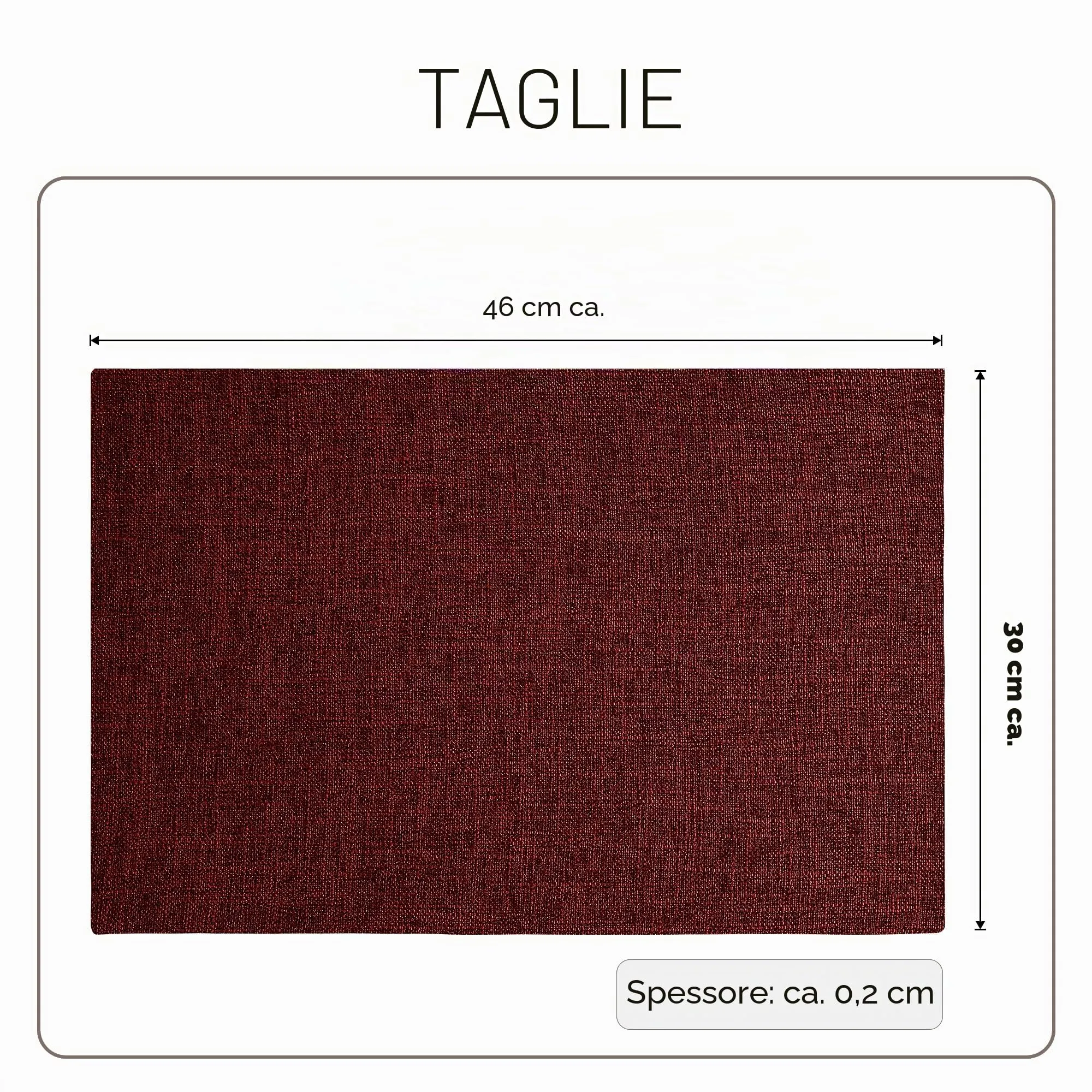Softalker Tovagliette in finto lino, set di 4, 30,5 x 45,7 cm - immagine 6