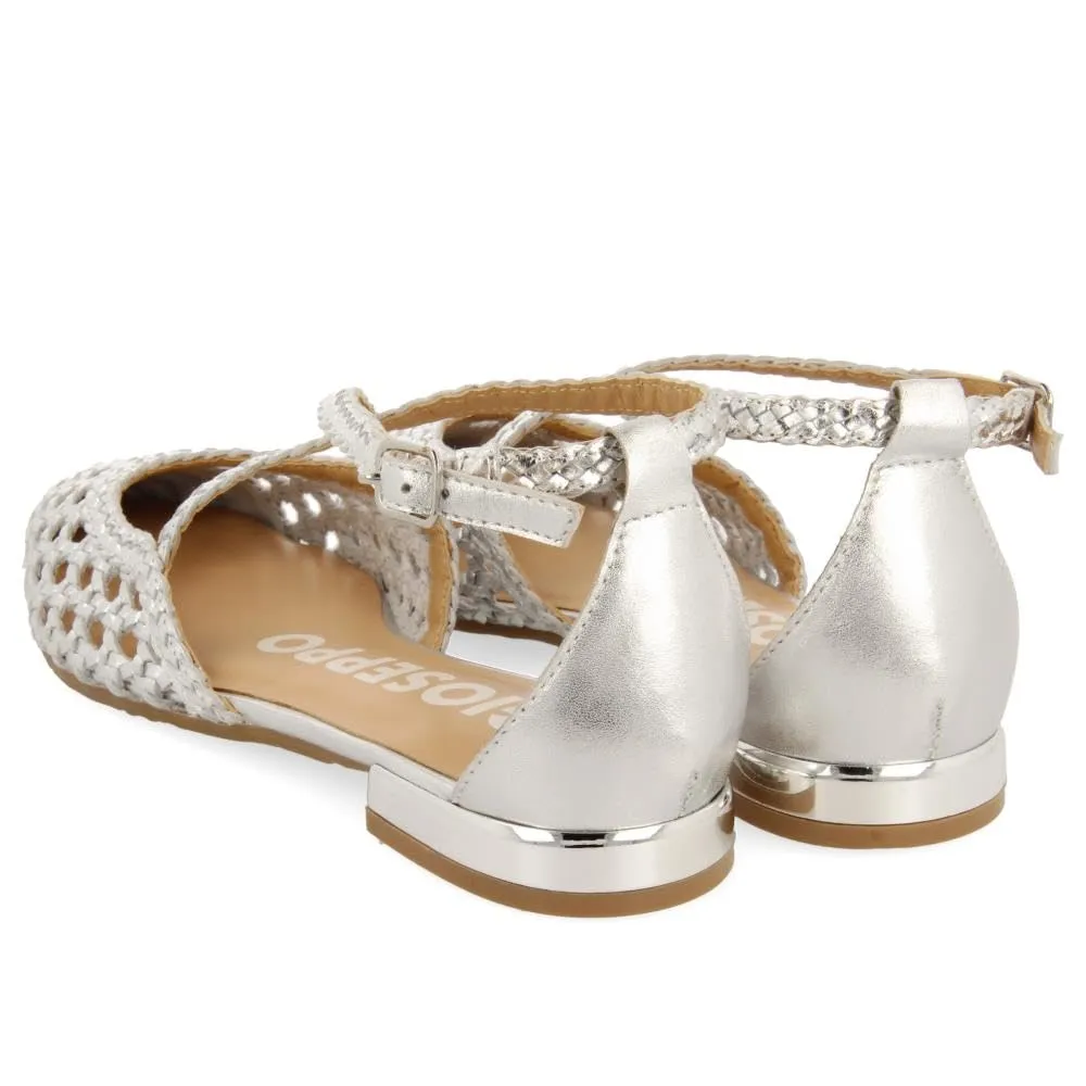 Gioseppo Balletto Piatto Donna, Argento, 41 EU - immagine 4