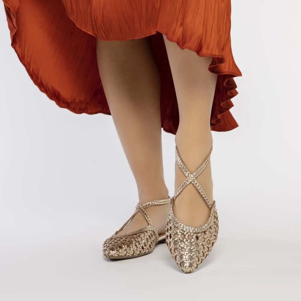 Gioseppo Balletto Piatto Donna, Platino, 39 EU - immagine 2