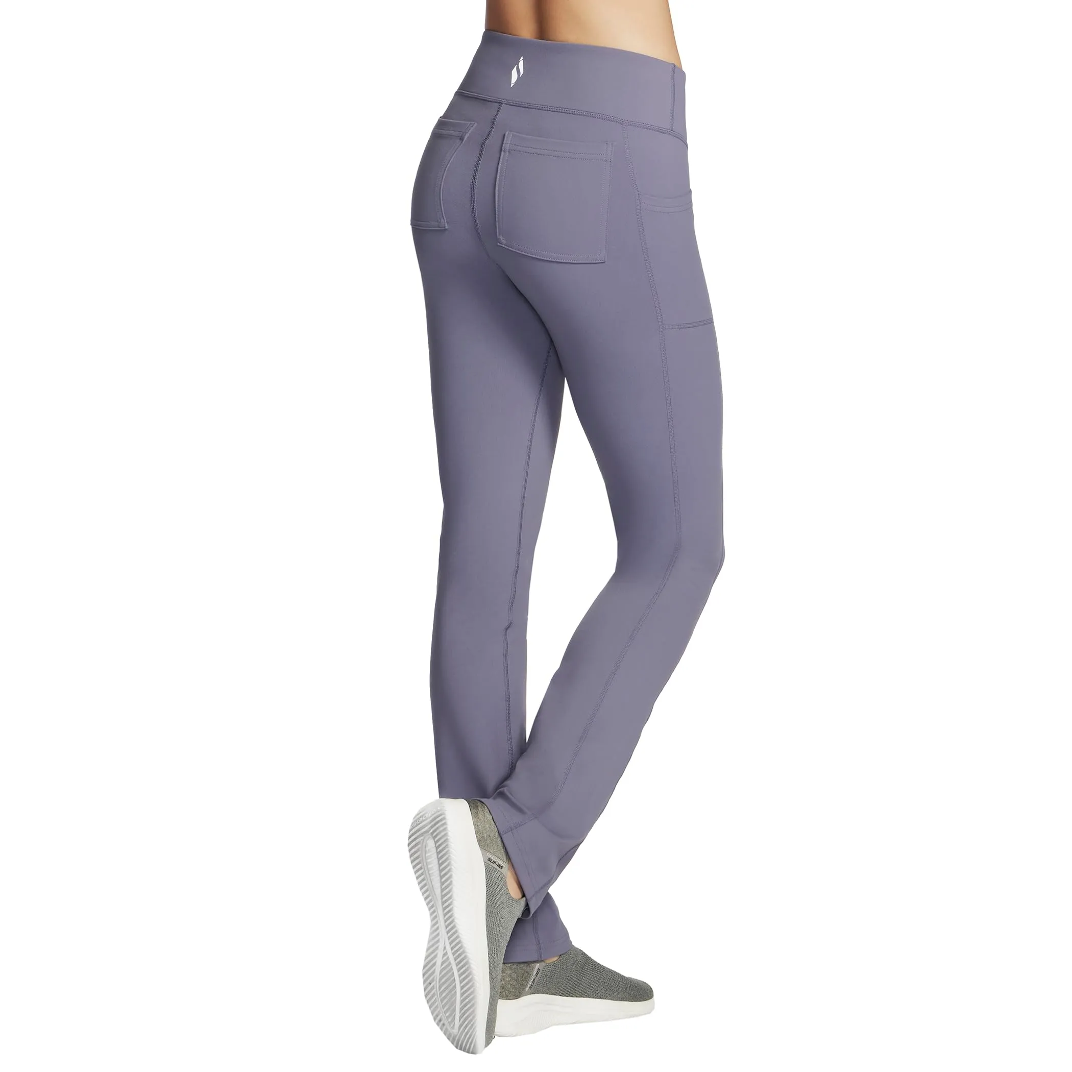 Skechers Go Walk OG Pantaloni da Donna a Vita Media, Greystone, L - immagine 3