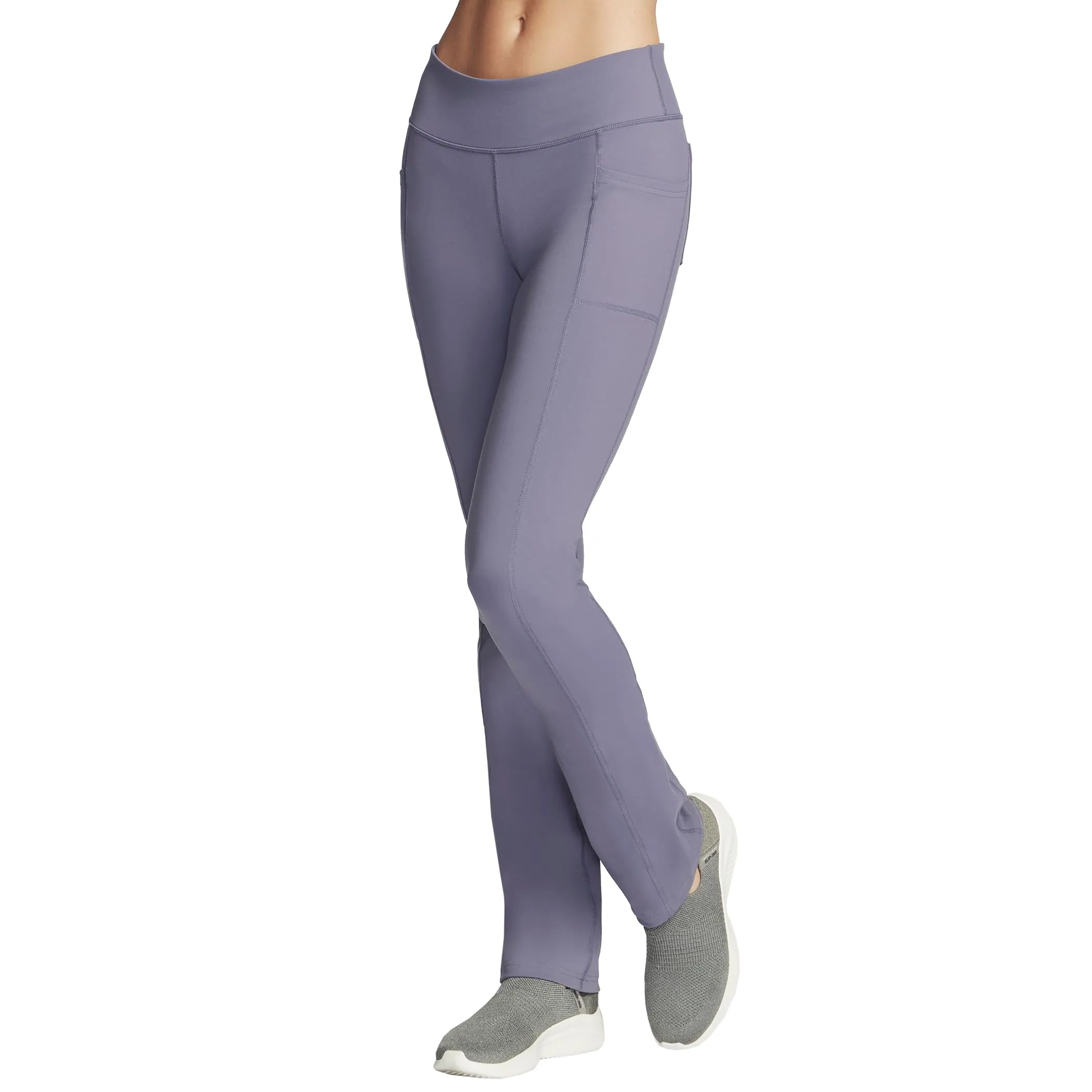 Skechers Go Walk OG Pantaloni da Donna a Vita Media, Greystone, L - immagine 4