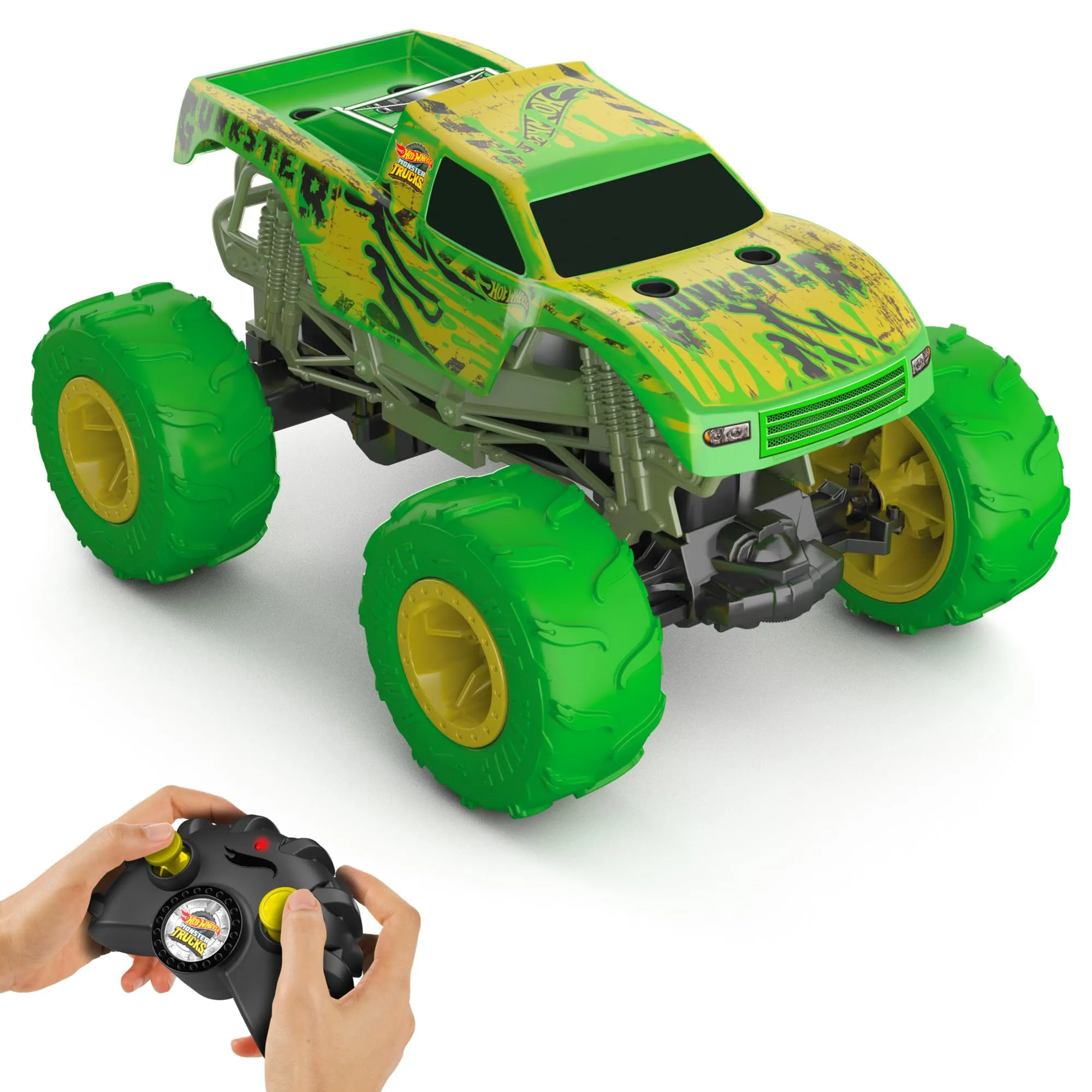 Hot Wheels Monster Trucks Gunkster Camion Radiocomandato 1:15 HTP15 - immagine 1