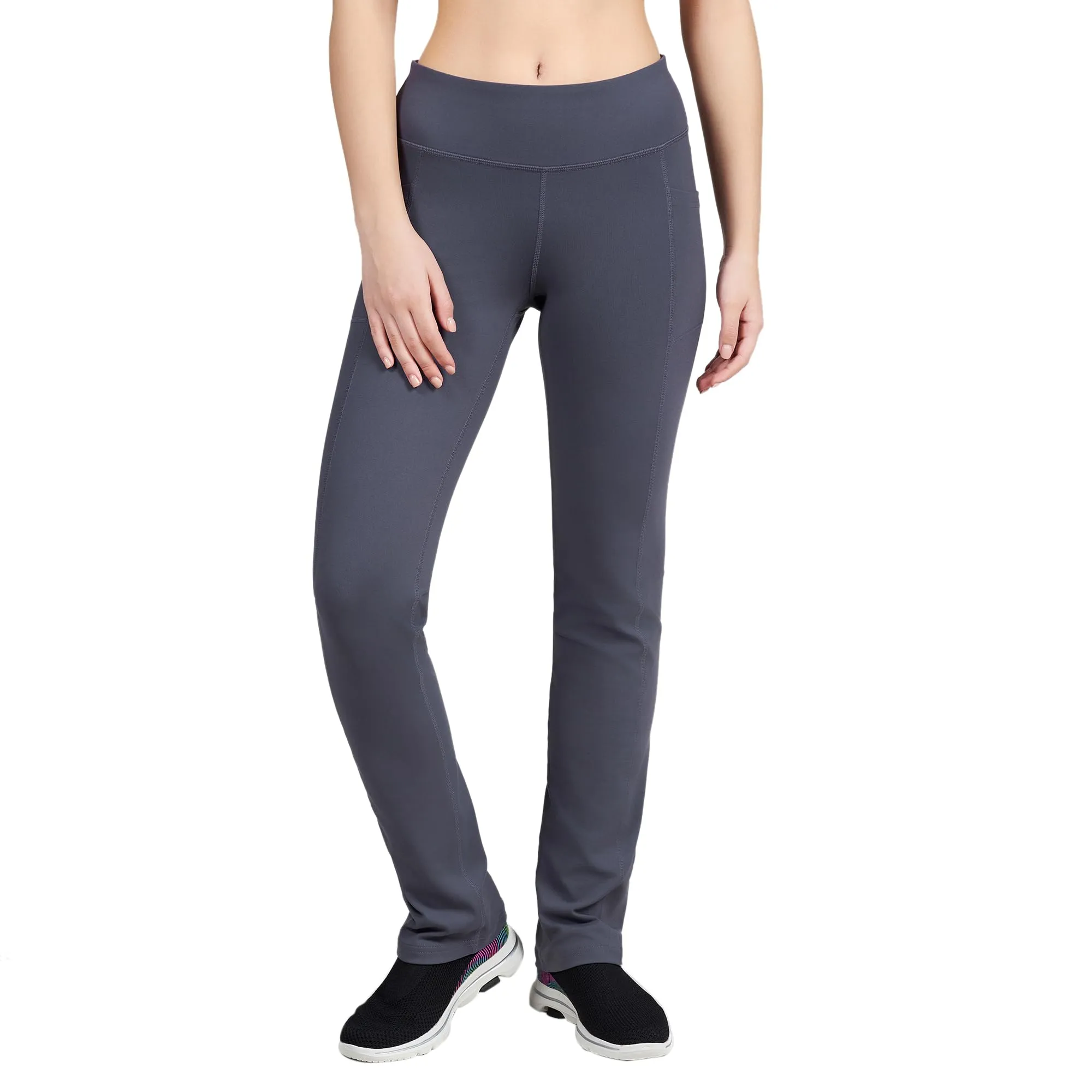Skechers Go Walk Leggings da Donna, Grigio, M - immagine 1