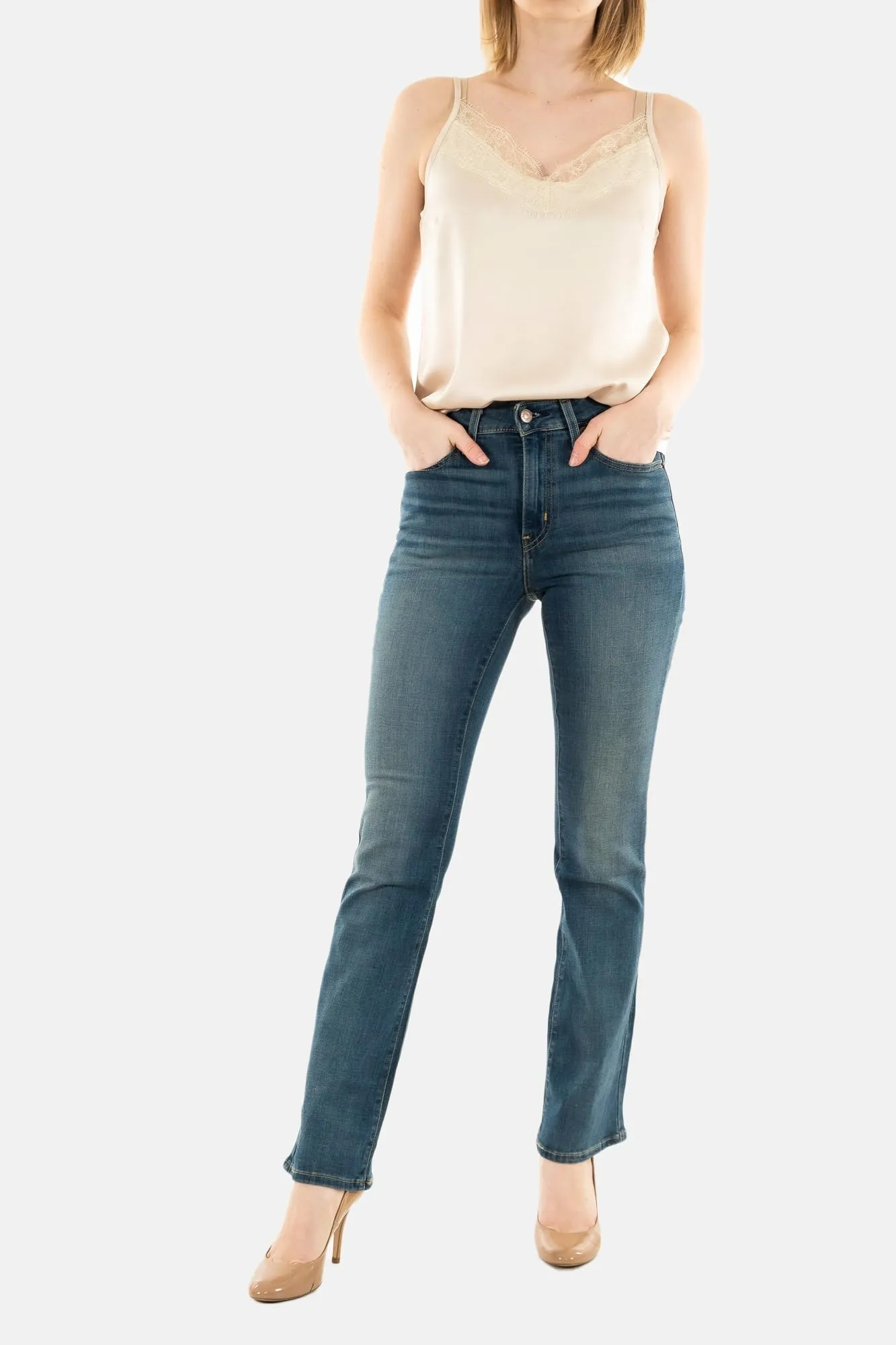 Levi's 725 High Rise Bootcut Jeans Lapis Speed 24W x 32L - immagine 2