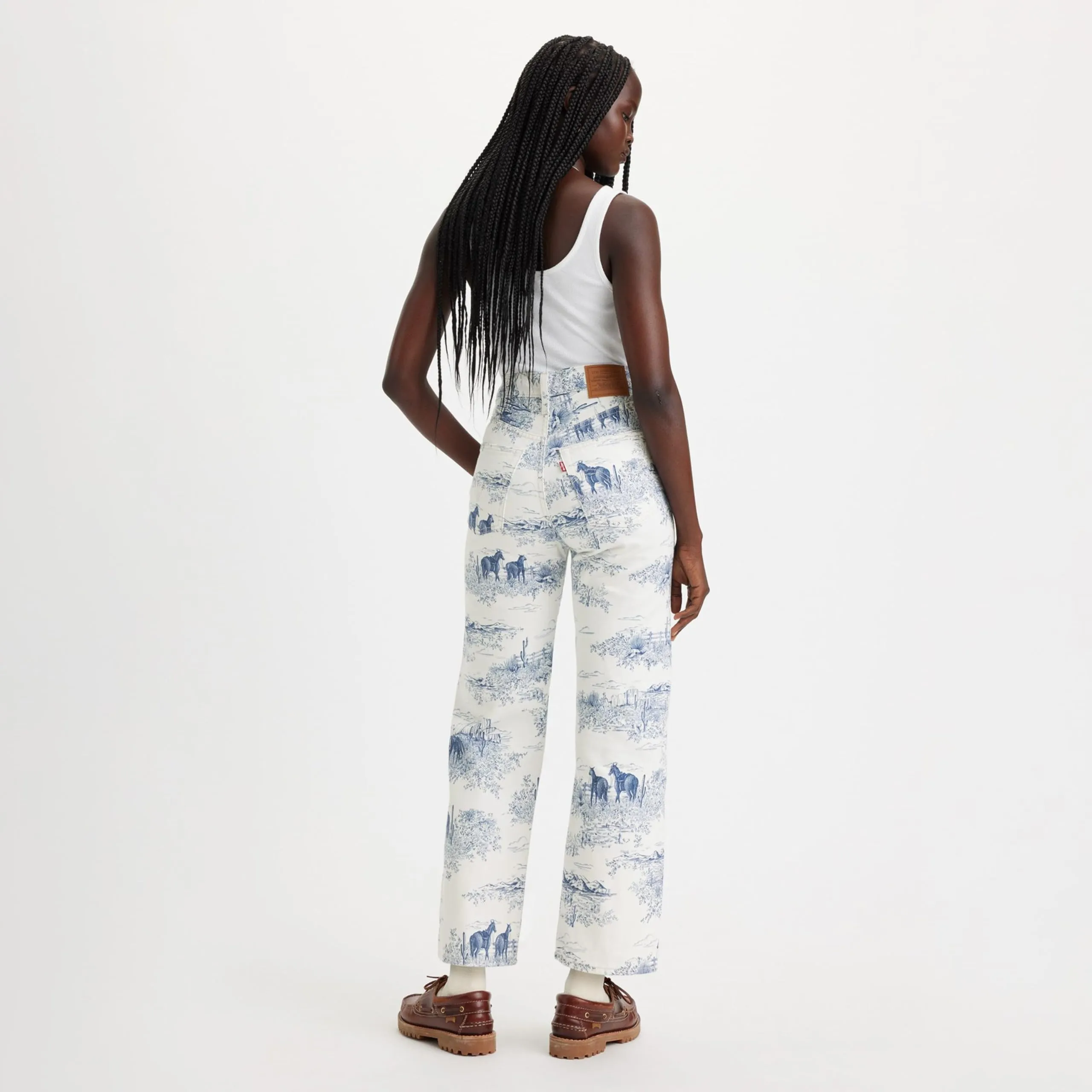 Levi's Ribcage Straight Ankle Jeans, Western Toille, 26W / 29L - immagine 4