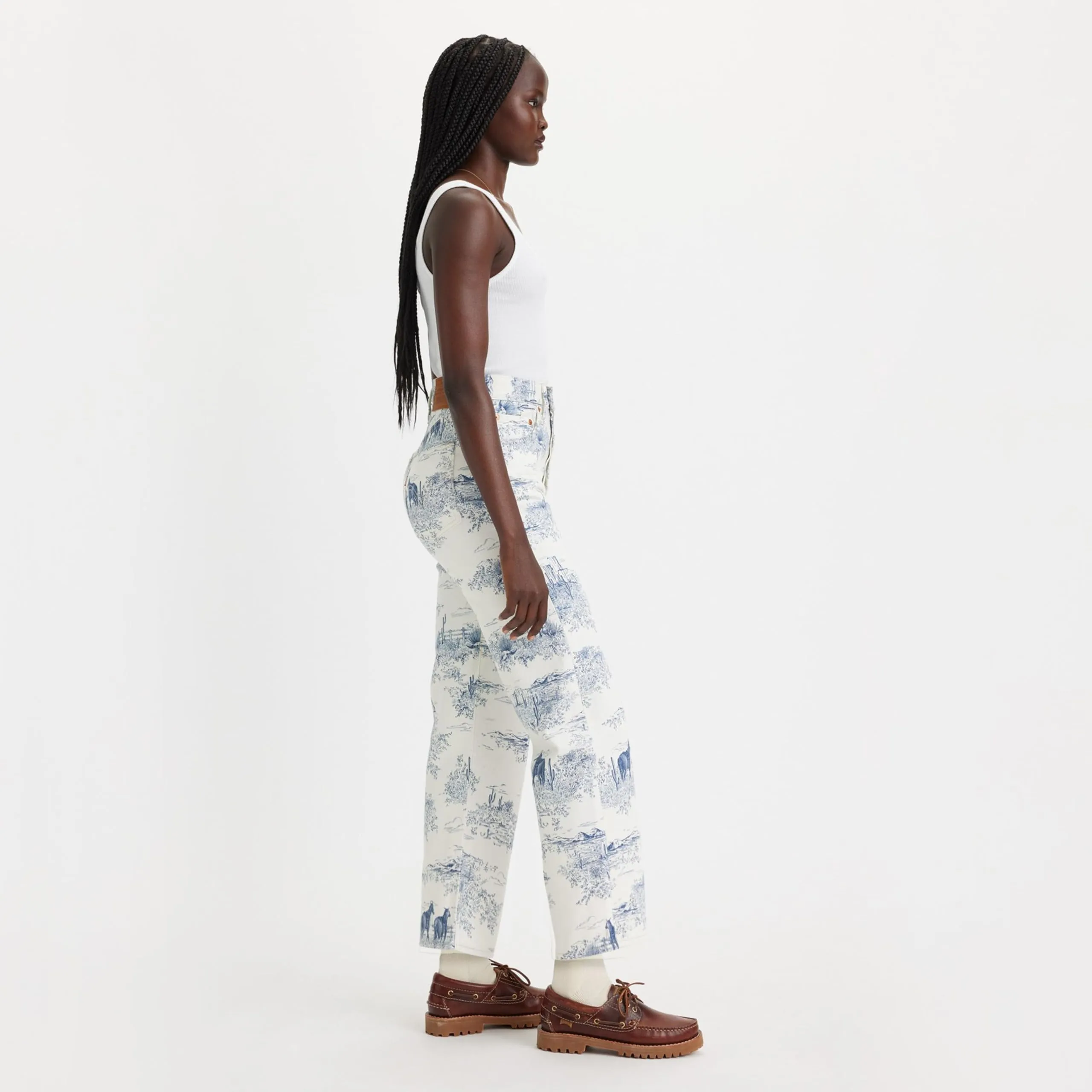 Levi's Ribcage Straight Ankle Jeans, Western Toille, 23W / 27L - immagine 9