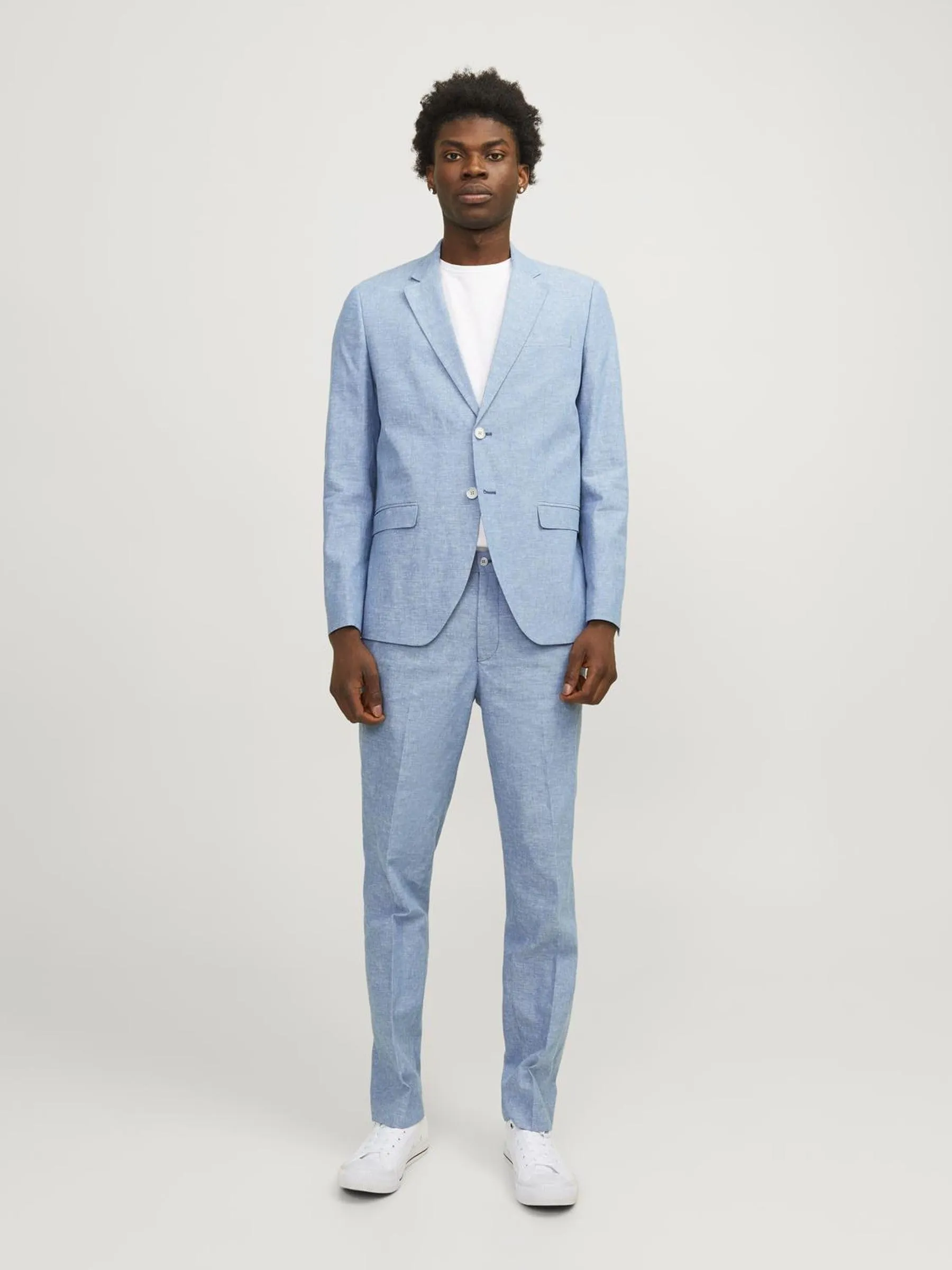 Jack & Jones Jprriviera Linen Suit Slim Fit - Troposphere, Size 66 - immagine 3