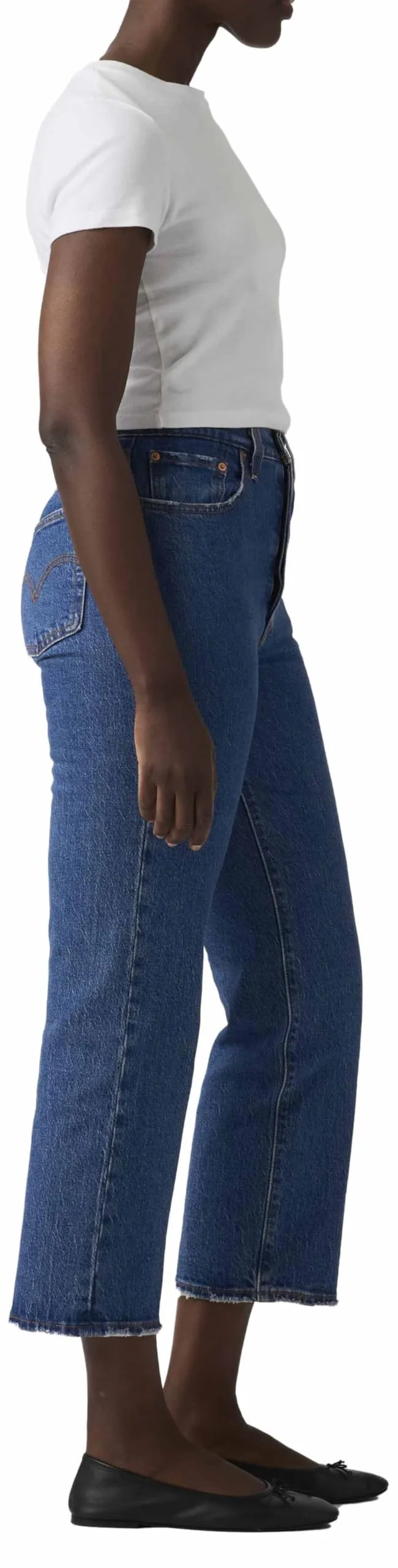 Levi's Ribcage Straight Ankle Jeans, Jazz Pop, 23W / 27L - immagine 2