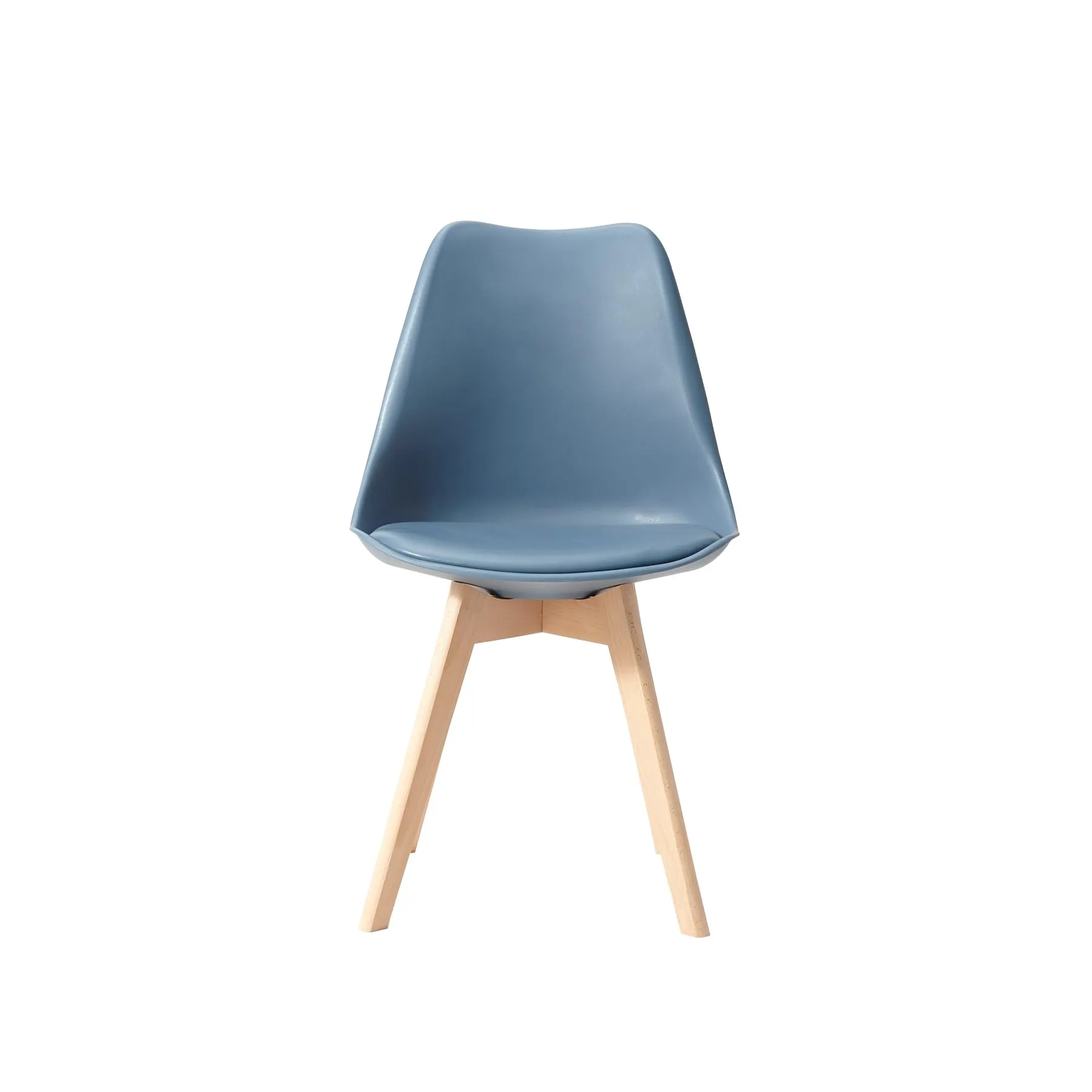 GrandCA HOME Set di 6 Sedie Imbottite per Sala da Pranzo in Legno di Faggio, Blu Navy - immagine 7
