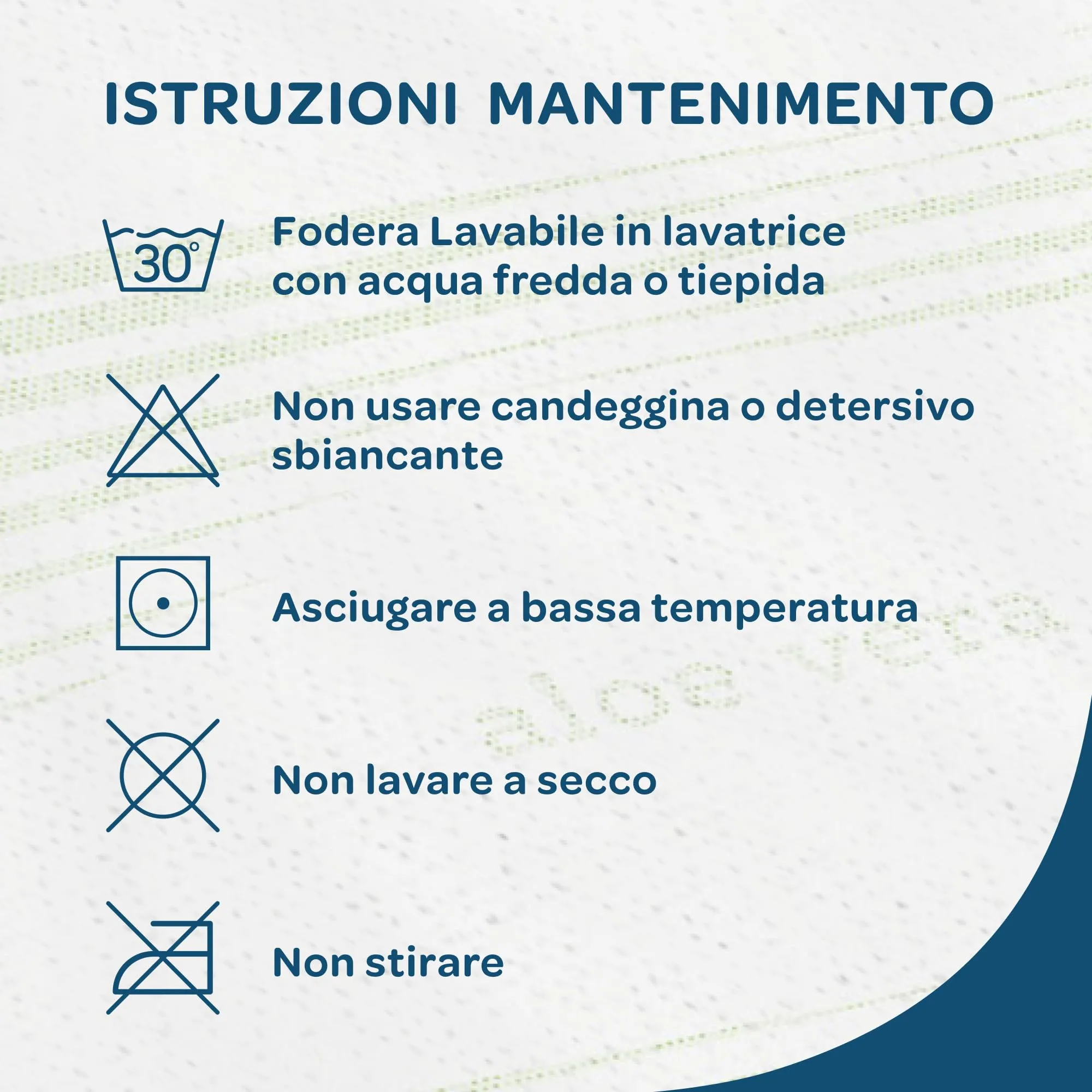 Dolci Sogni Topper Memory Foam 140x200 cm, Spessore 5 cm, Aloe Vera Sfoderabile, Made in Italy - immagine 9