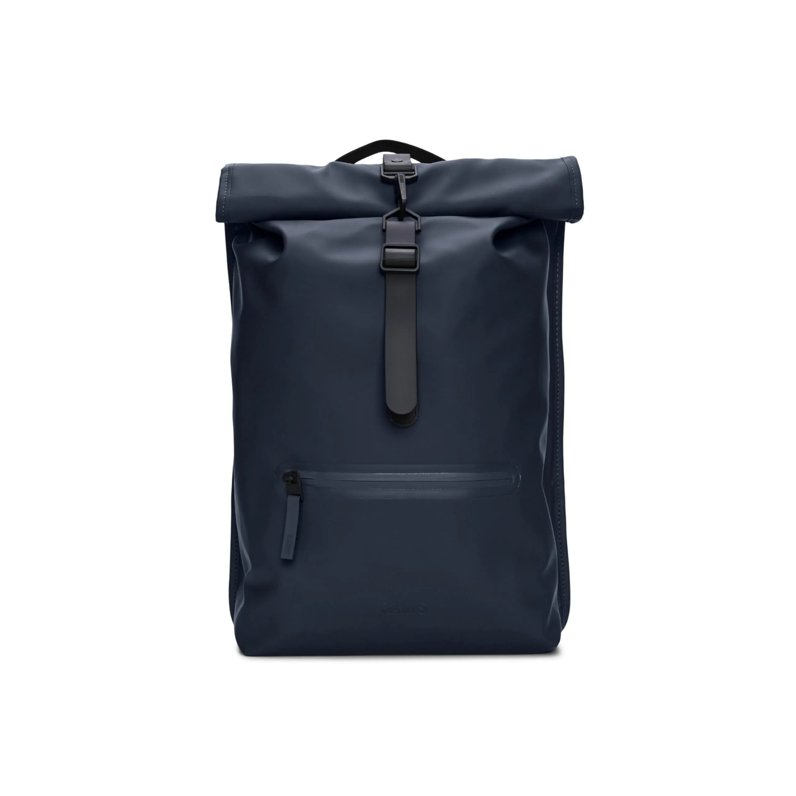 RAINS Rolltop Rucksack W3 Backpack, Blu Scuro, M - immagine 1