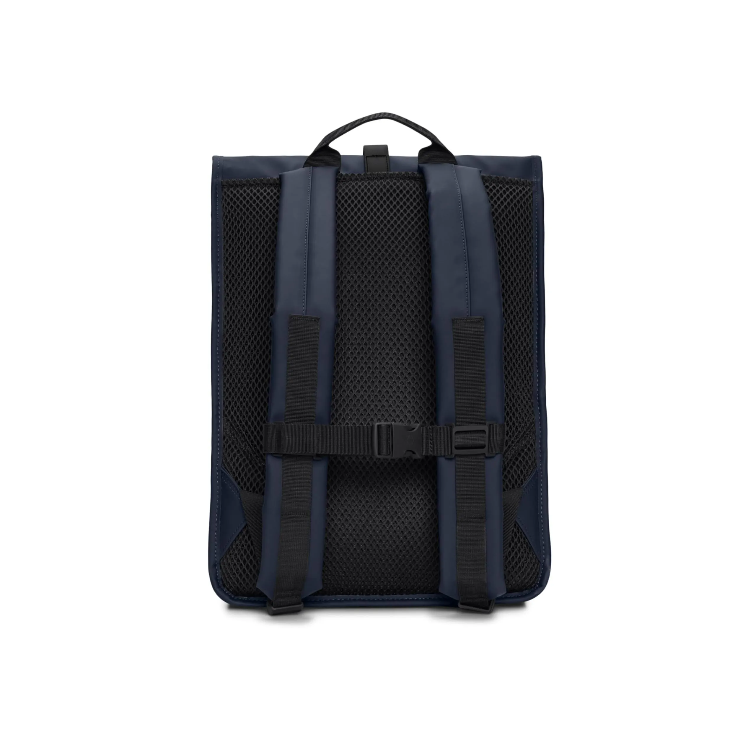 RAINS Rolltop Rucksack W3 Backpack, Blu Scuro, M - immagine 6