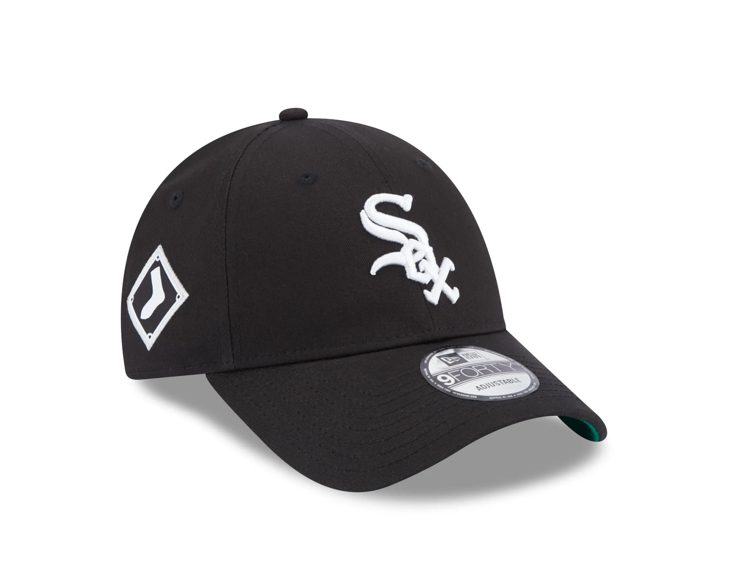 New Era Chicago White Sox MLB 9Forty Strapback Cap - Black - One Size - immagine 1