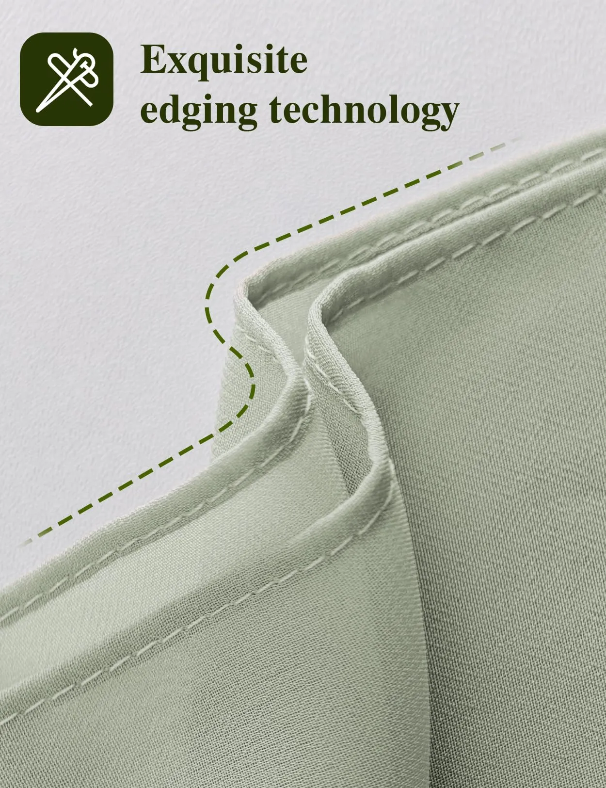 BEAUTELICATE Scialle Stola in Chiffon per Donna Sage Green - Taglia unica - immagine 4