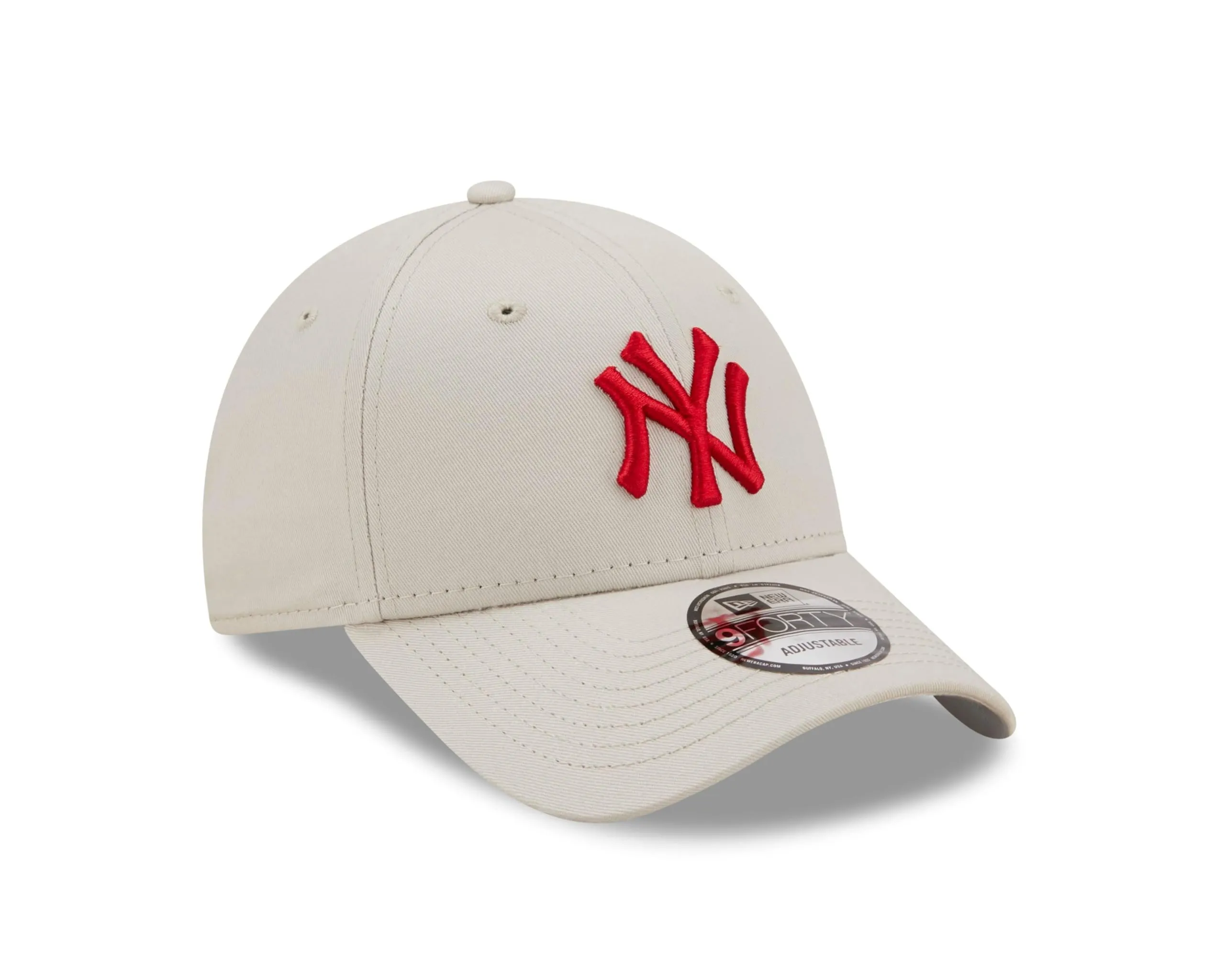 New Era York Yankees MLB 9Forty Strapback Cap - Beige - One Size - immagine 3