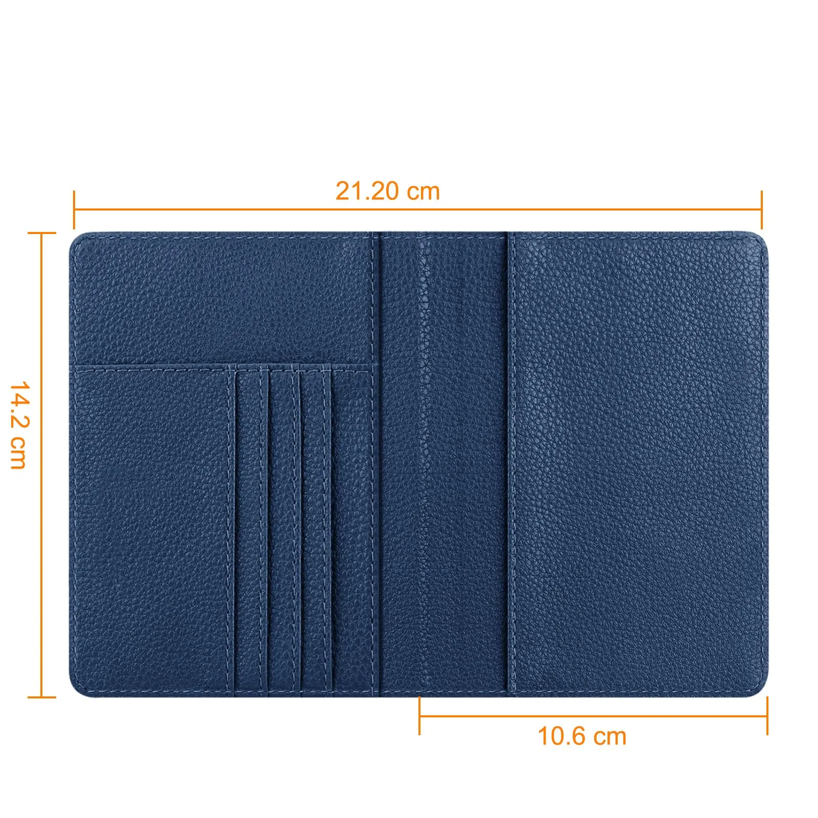 FINTIE Porta Passaporto con Protezione RFID - Blu Scuro - immagine 9