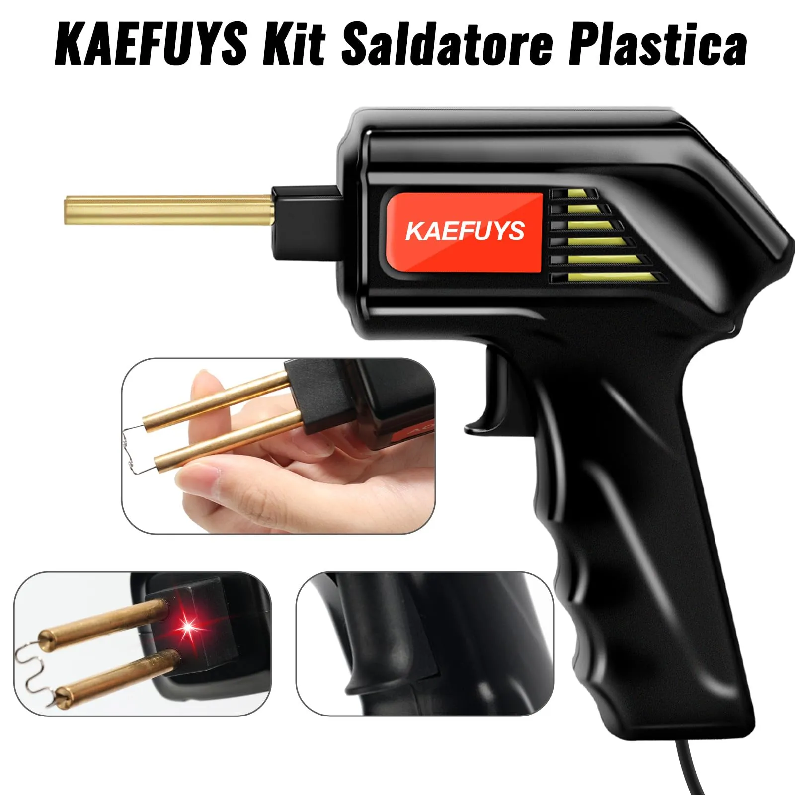 KAEFUYS Saldatrice per Plastica 170W 220V con 805 Chiodi in 7 Forme - immagine 7