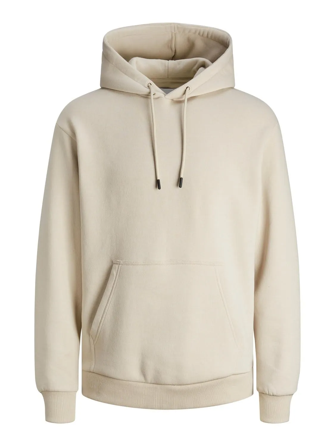 Jack & Jones Felpa con Cappuccio Tinta Unita, Moonbeam, XS - immagine 1