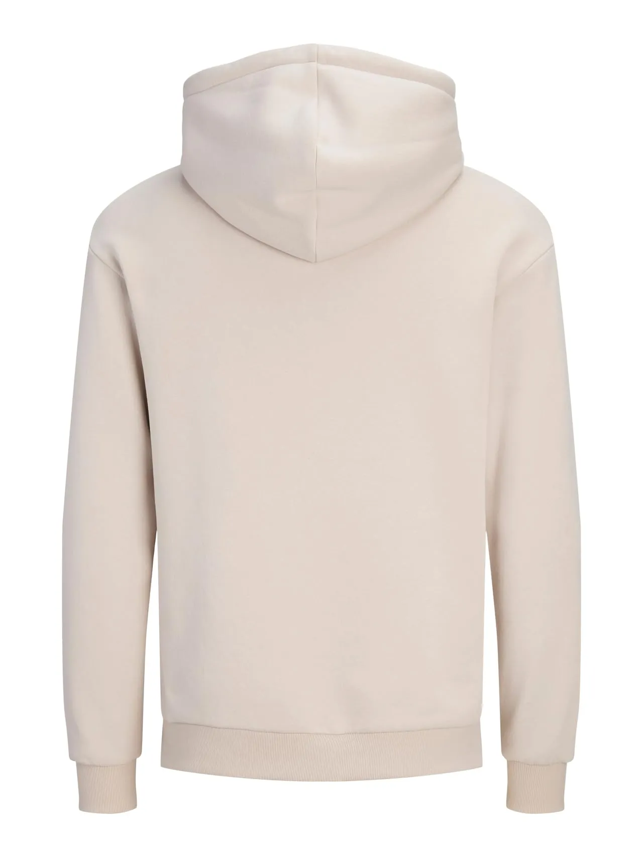 Jack & Jones Felpa con Cappuccio Tinta Unita, Moonbeam, XS - immagine 4