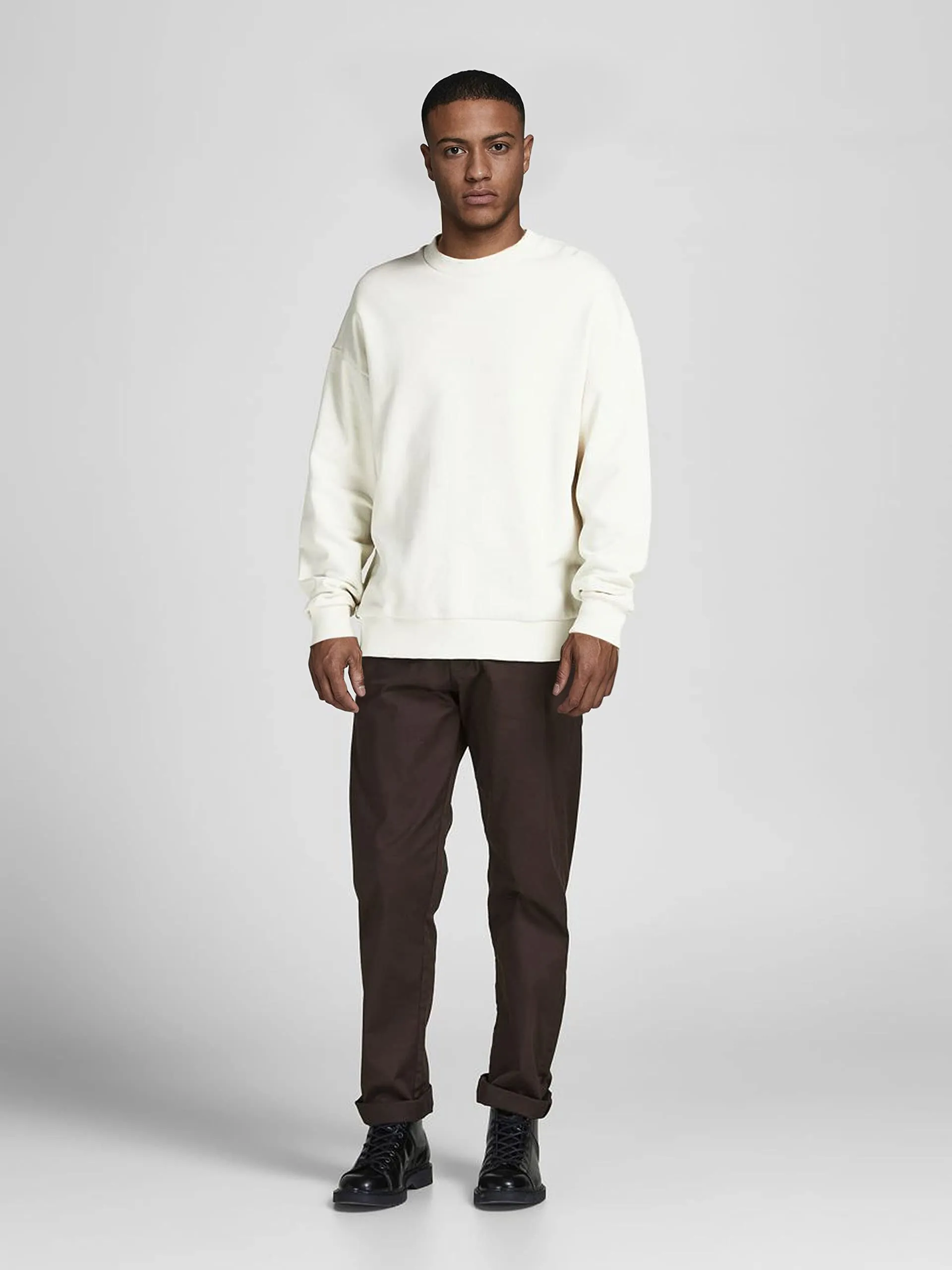 Jack & Jones Jjeholmen Noos 12136886 Felpa da uomo con girocollo, XS - immagine 2