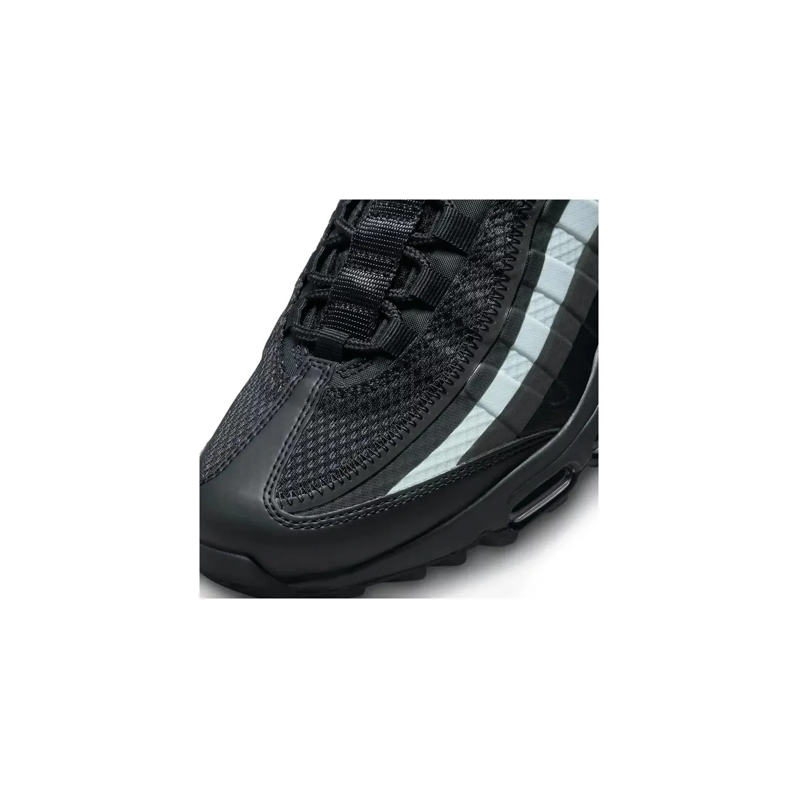 Nike Air Max 95 Ultra FN7802-001 Black/Black-Wolf Grey-University Red EU 45 - immagine 8