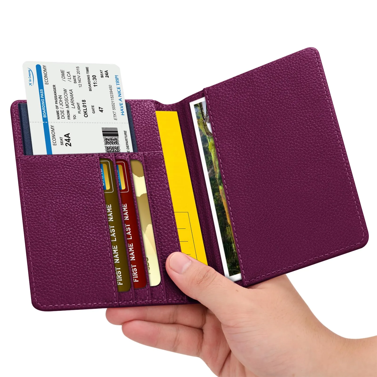 FINTIE Porta Passaporto con Protezione RFID - immagine 3
