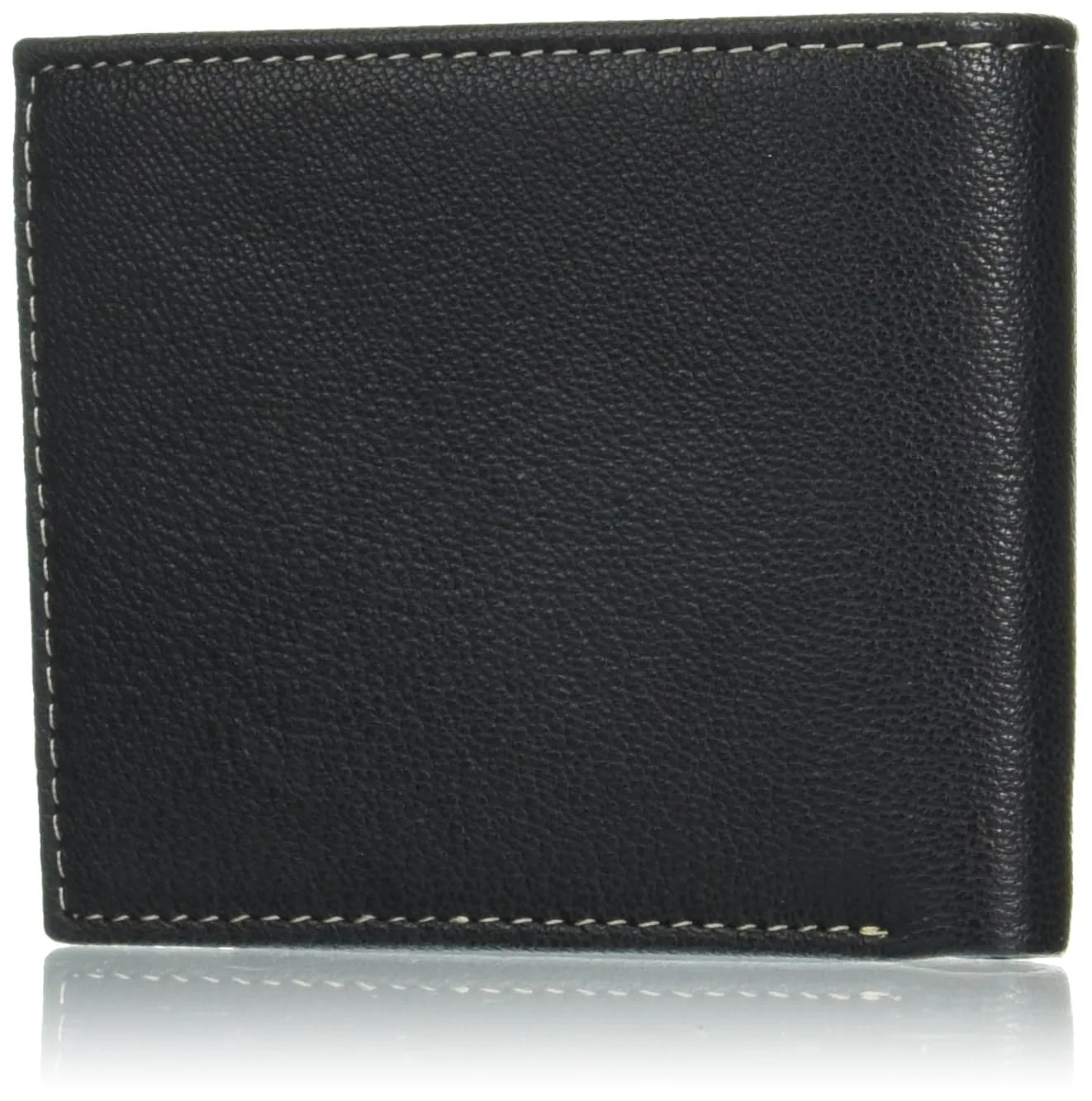 Timberland Men's Genuine Leather RFID Blocking Passcase Security Wallet, Black, One Size - immagine 2