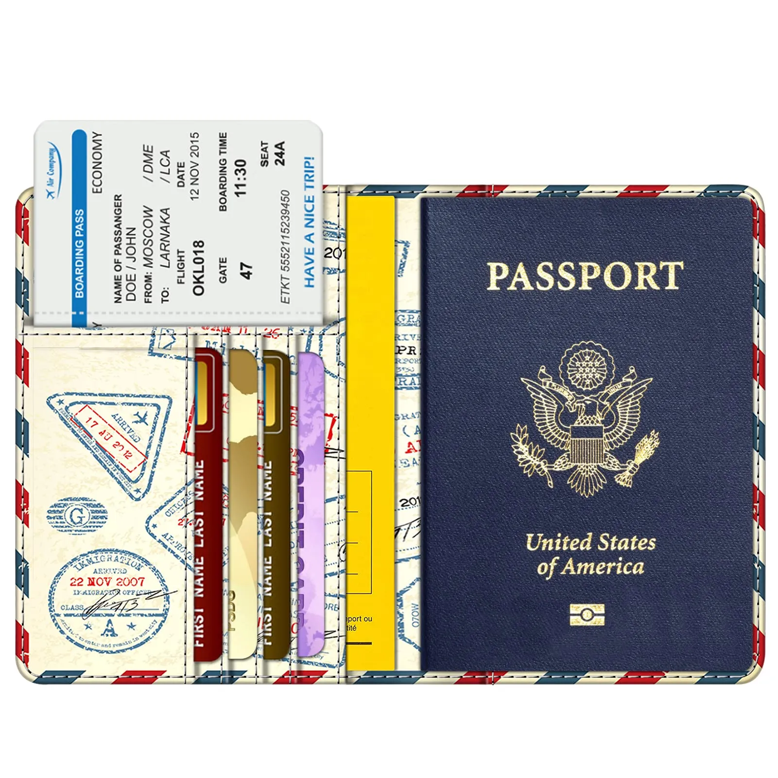 FINTIE Porta Passaporto da Viaggio Portafoglio con Protezione RFID - immagine 2