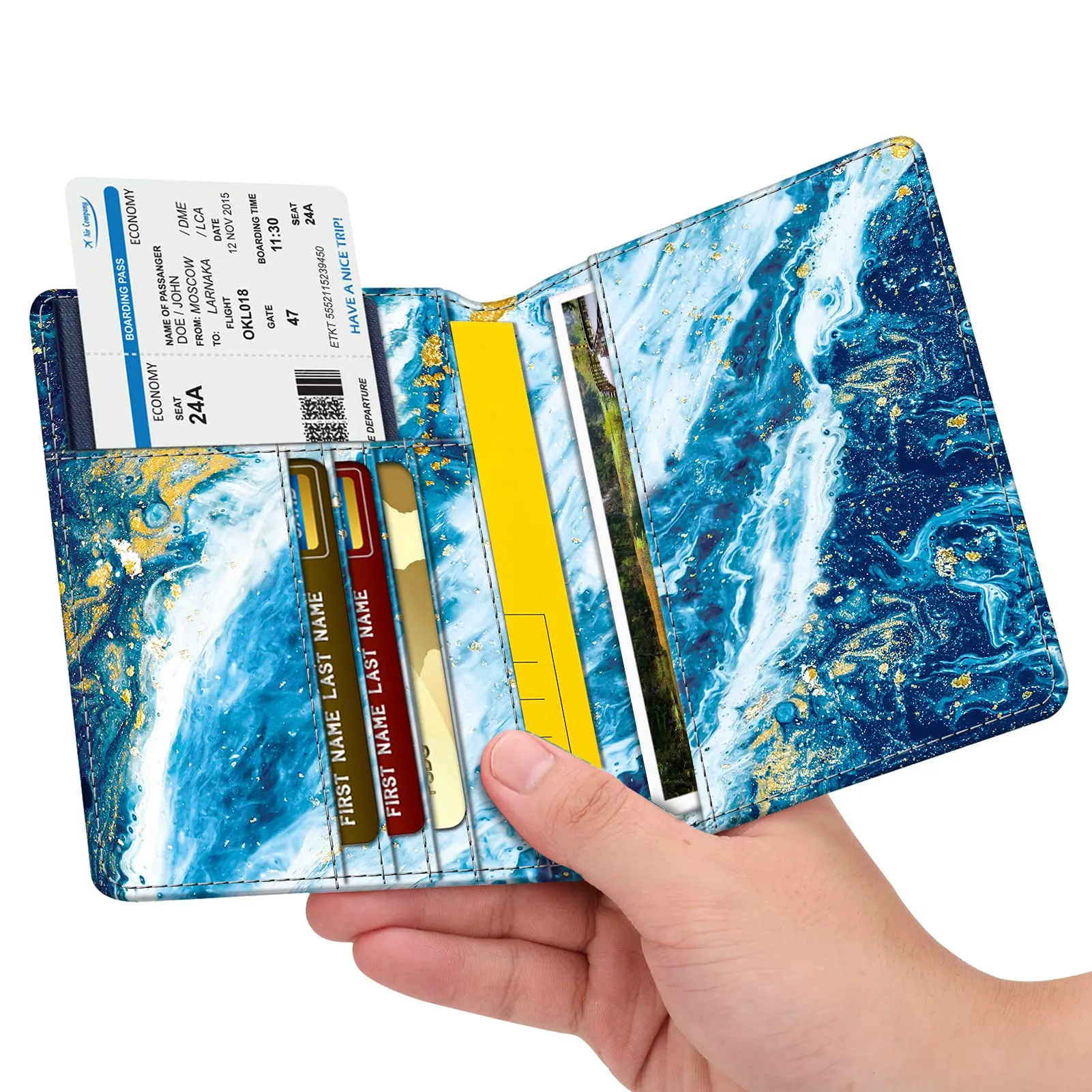 FINTIE Porta Passaporto con Protezione RFID - immagine 3