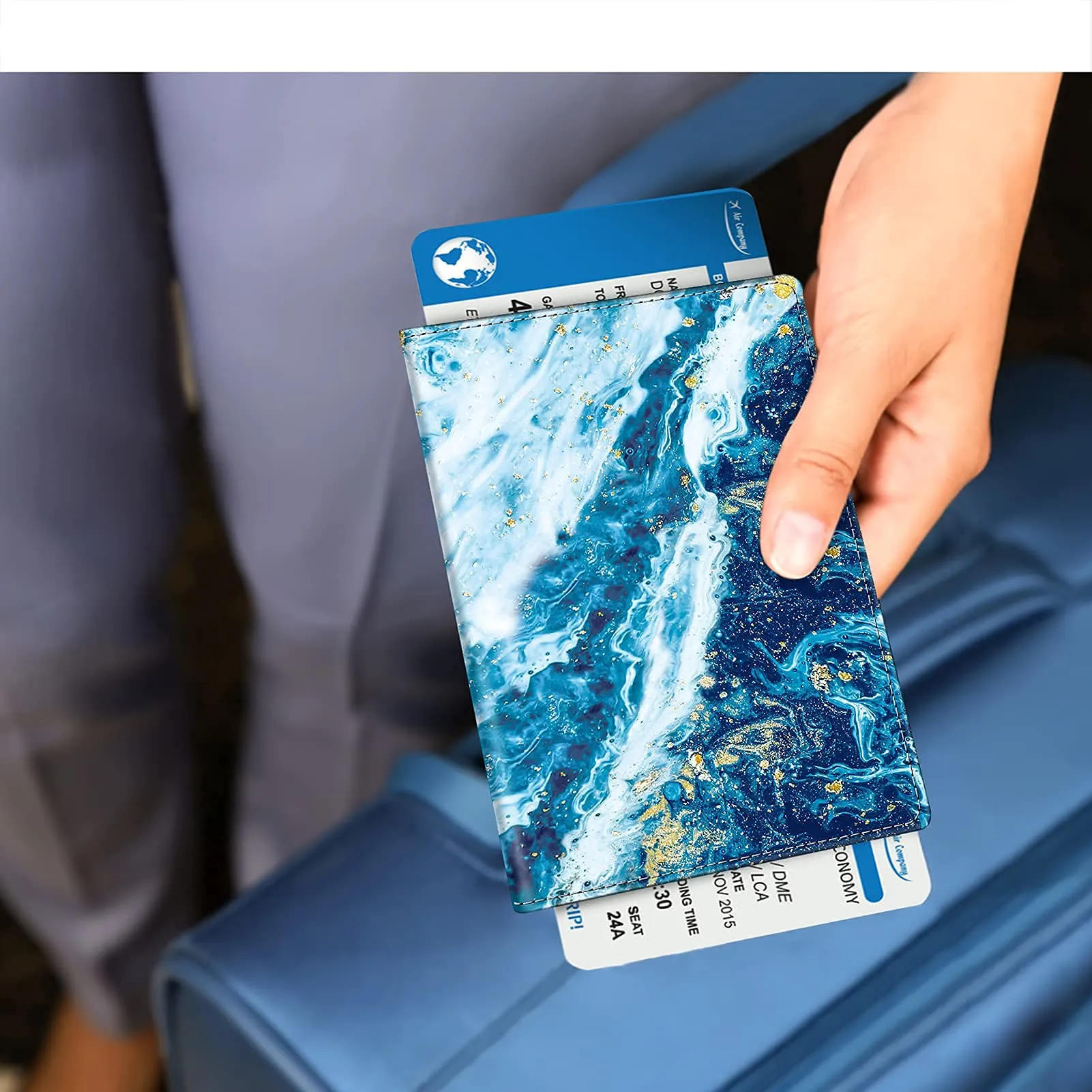 FINTIE Porta Passaporto con Protezione RFID - immagine 8