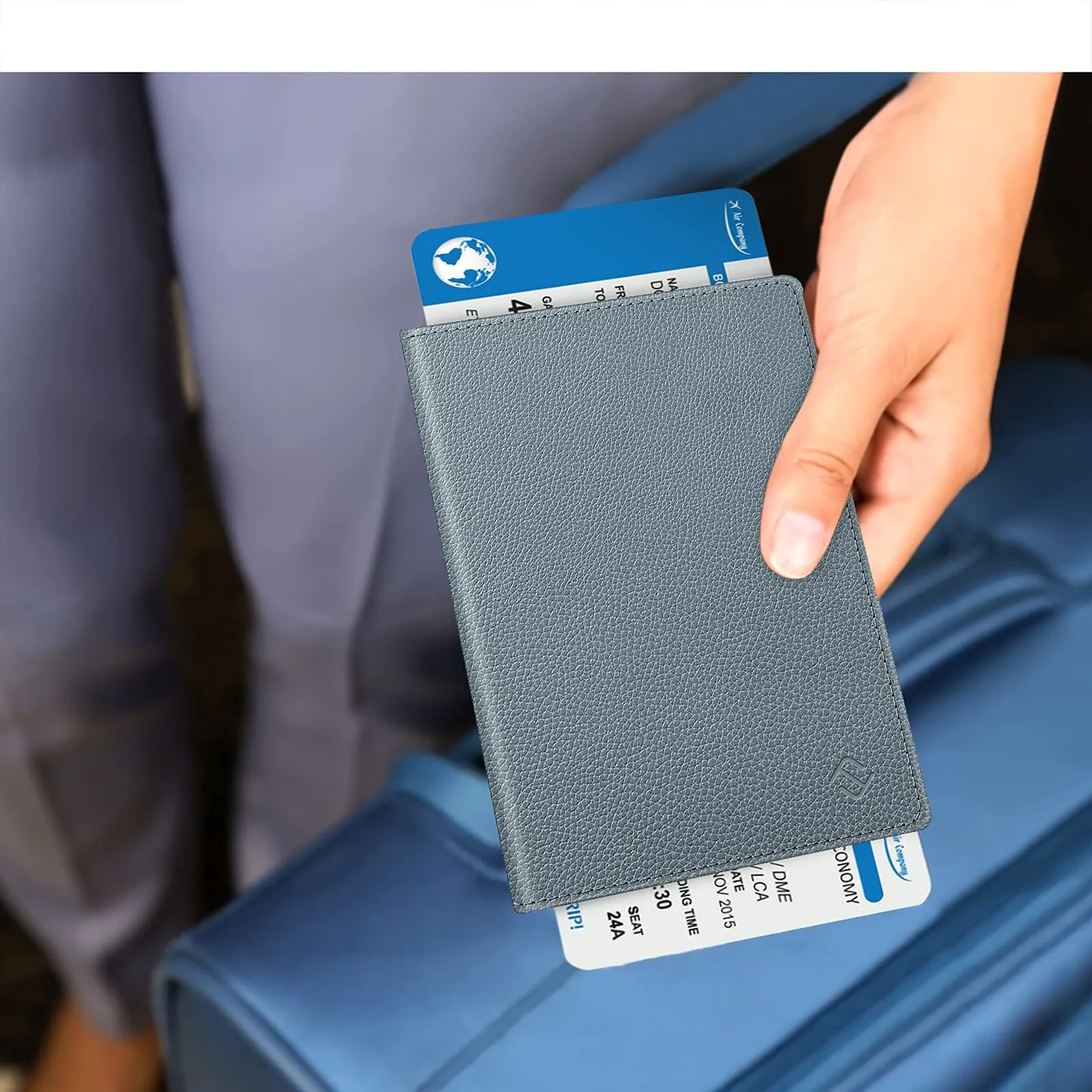 FINTIE Porta Passaporto da Viaggio con Protezione RFID - immagine 8