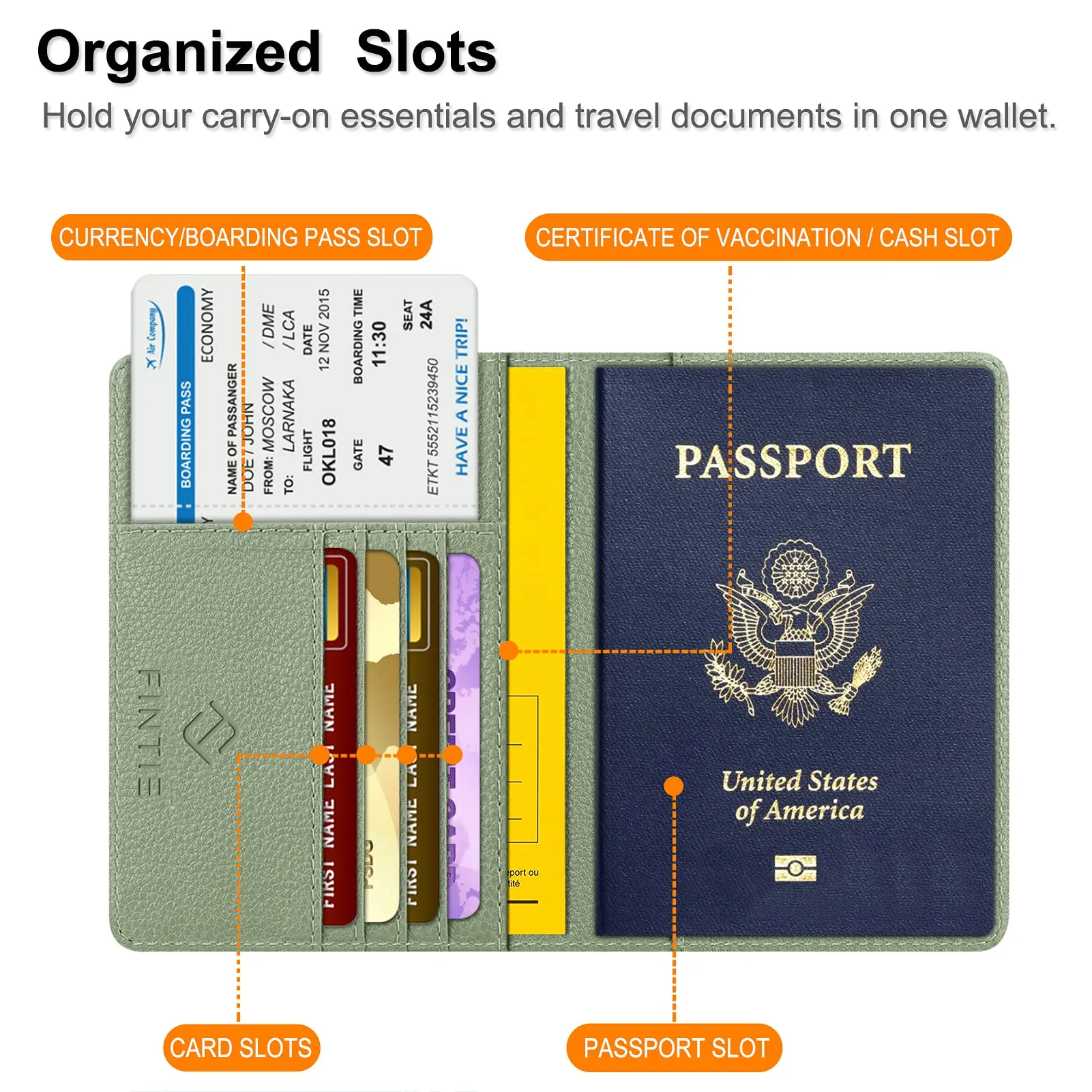 FINTIE Porta Passaporto con Protezione RFID - immagine 4