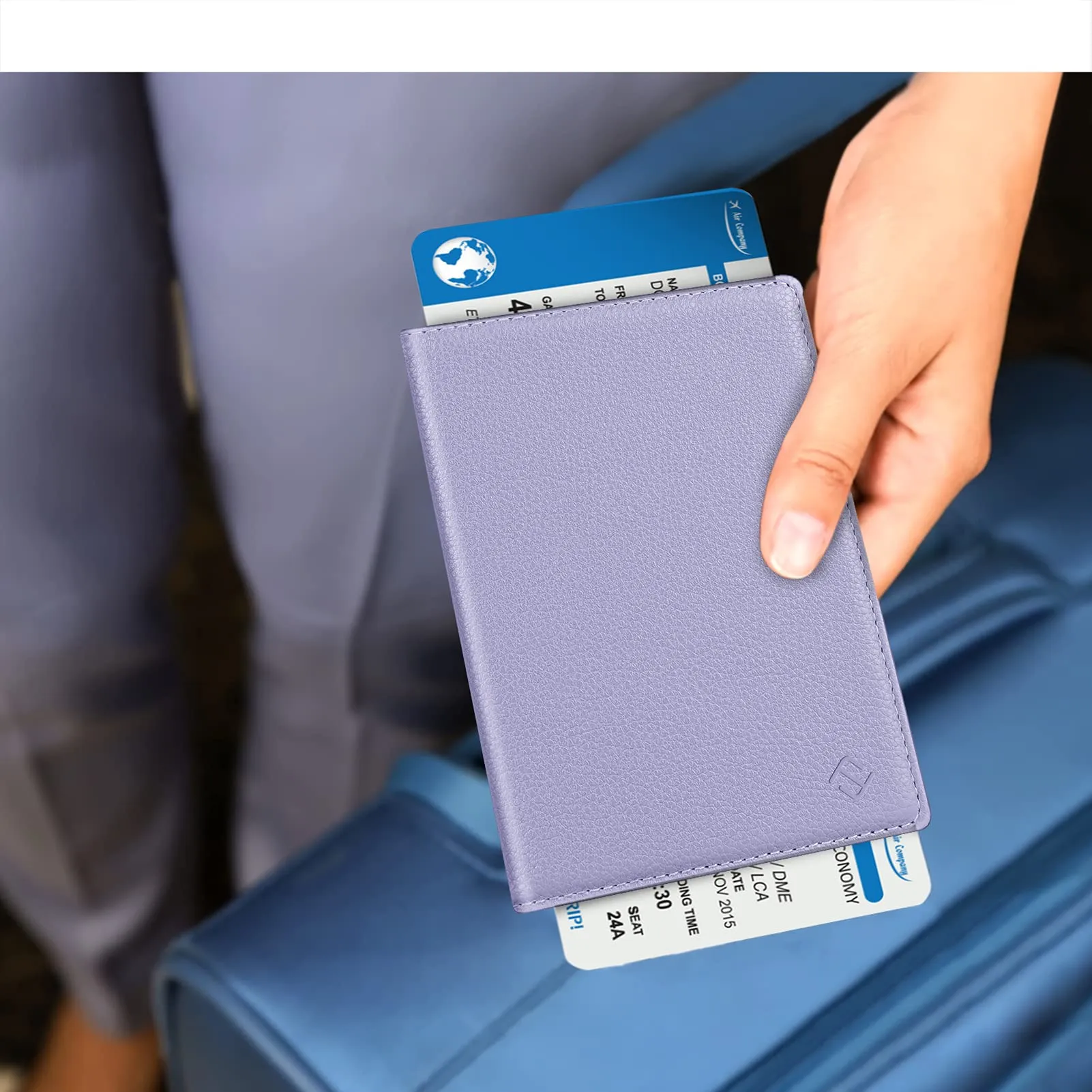 FINTIE Porta Passaporto Portafoglio con Protezione RFID - immagine 8
