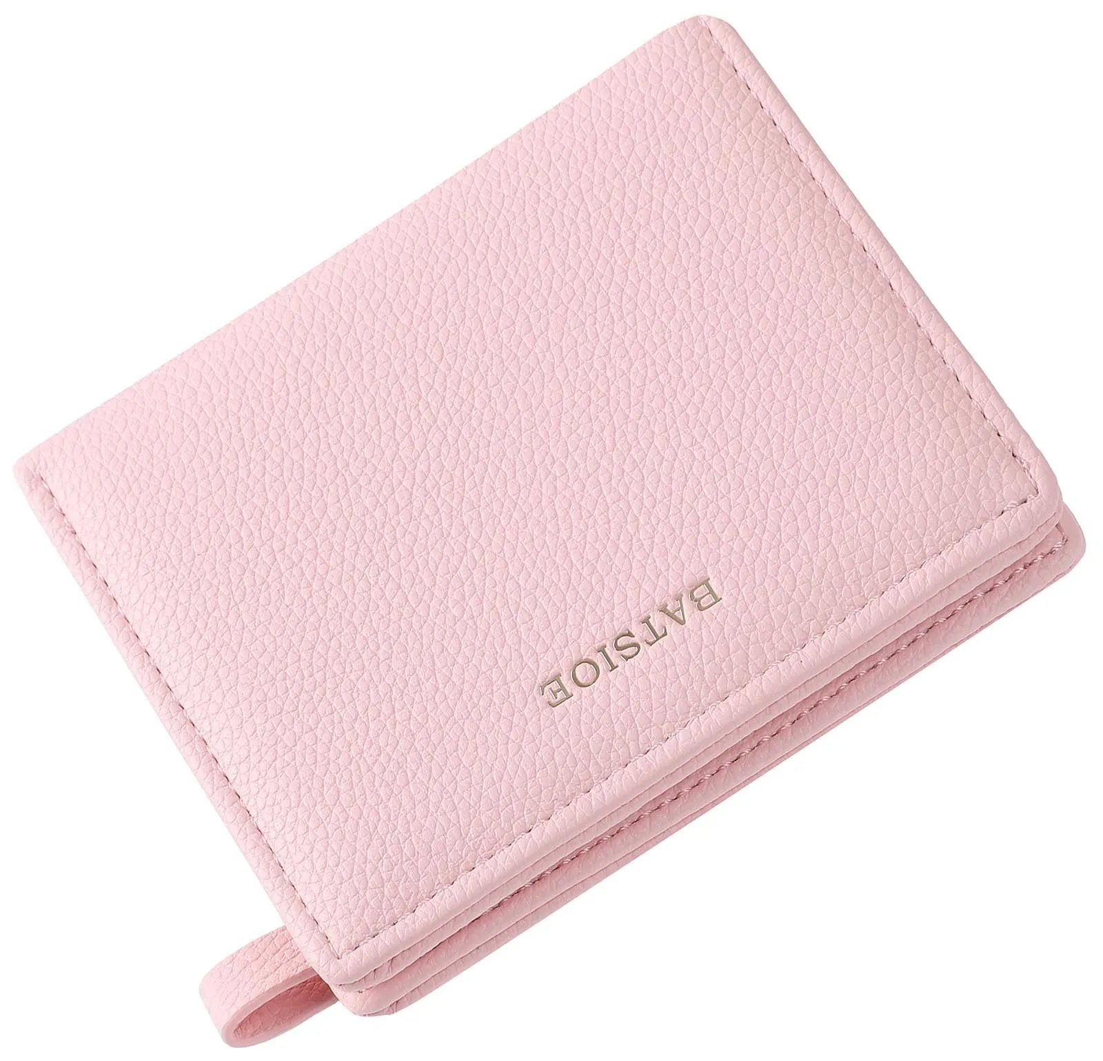 RRANCharltu Portafoglio Donna Piccolo in Pelle Rosa - immagine 1