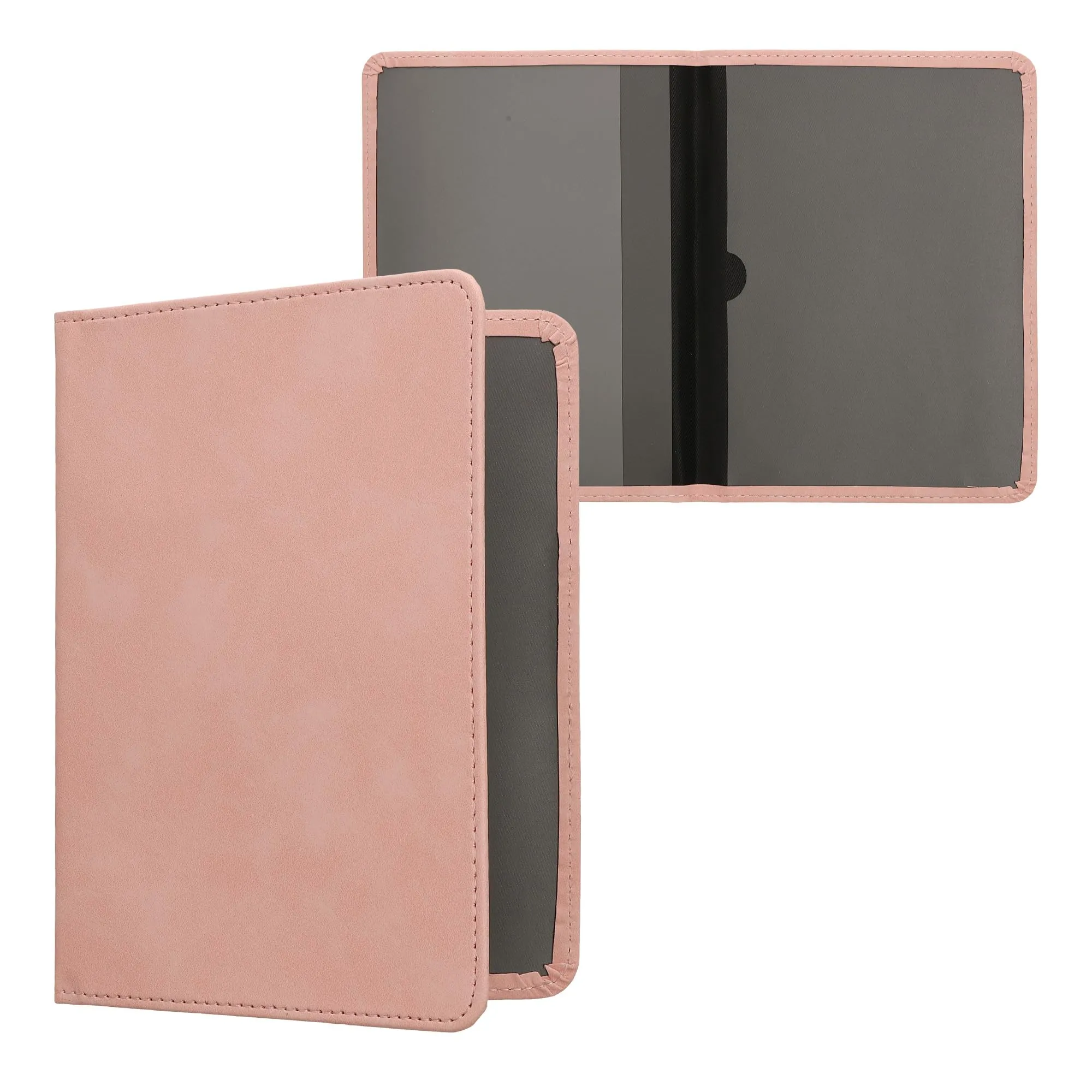 kwmobile Custodia in Pelle Nabuk per Libretto di Circolazione e Patente, Coconut Swirl - immagine 1