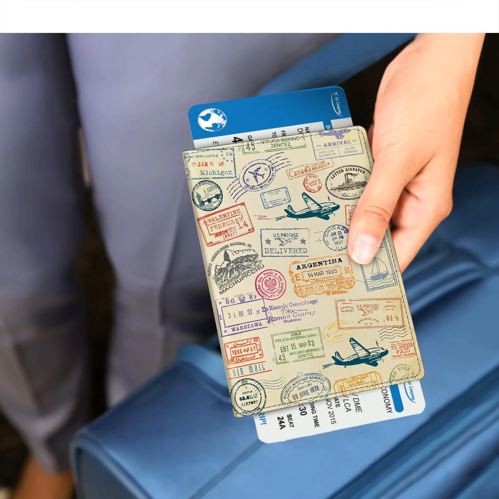 FINTIE Porta Passaporto Portafoglio con Protezione RFID - immagine 6