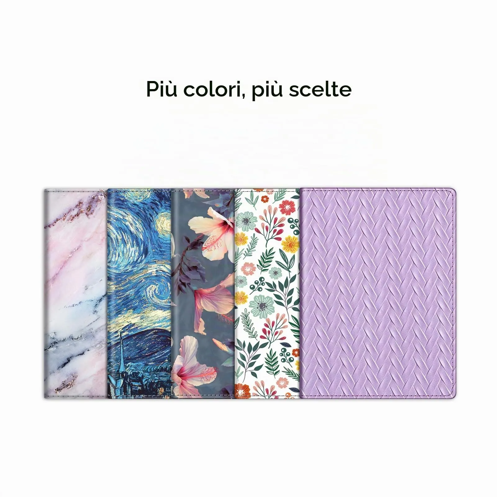 FINTIE Porta Passaporto con Protezione RFID in Pelle Sintetica, Viola Contorta - immagine 8