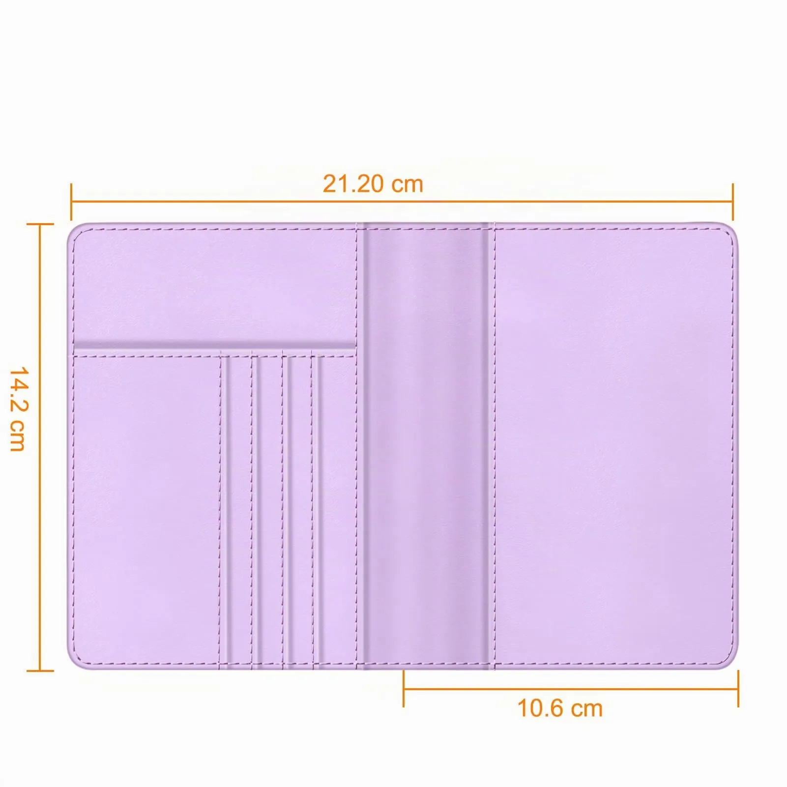 FINTIE Porta Passaporto con Protezione RFID in Pelle Sintetica, Viola Contorta - immagine 9